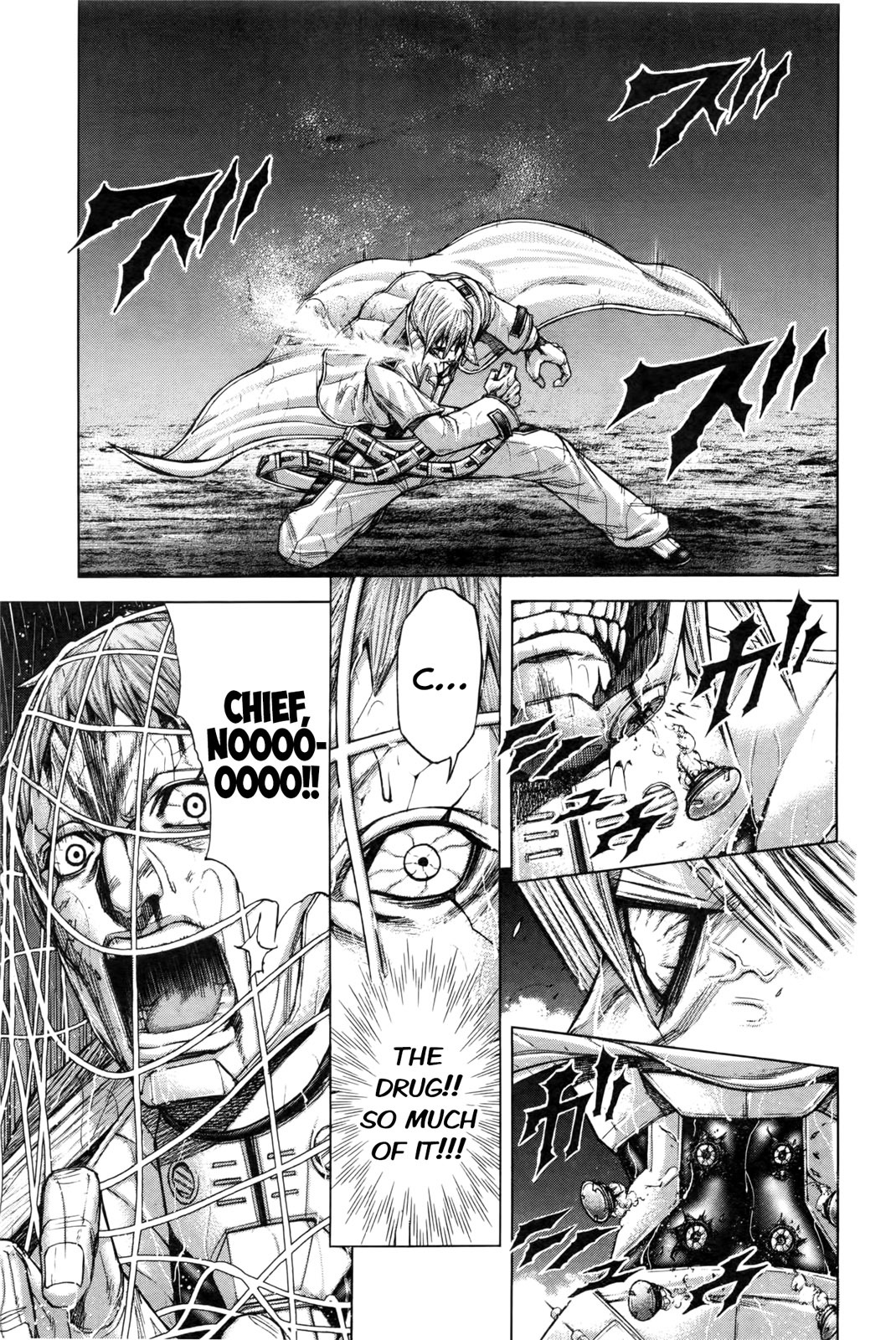 Terra Formars Chapter 33 page 3 - Chapter 33: THUNDER STORM Squad 005s Thunder and Hail