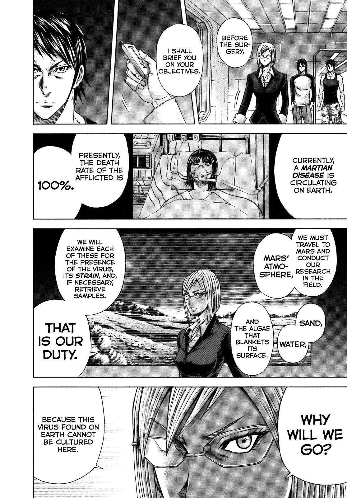 Terra Formars Chapter 4 page 12 - Chapter 4: VIRUS Foe