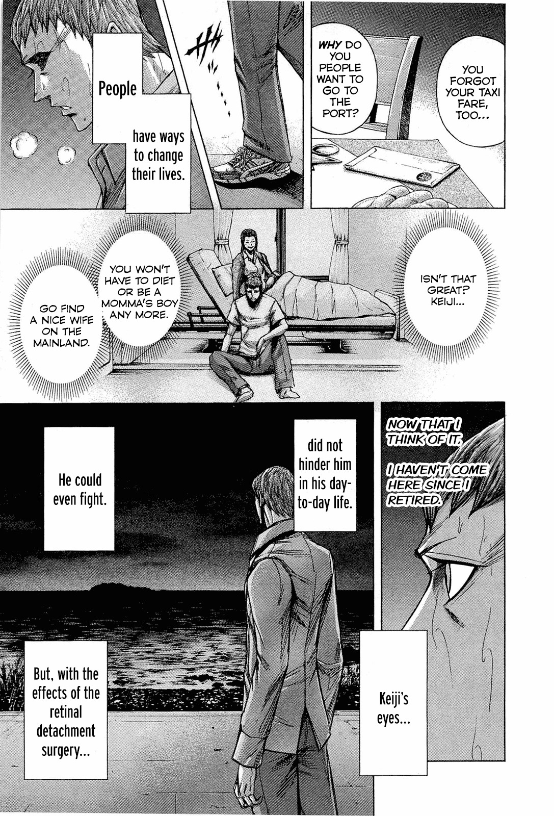 Terra Formars Chapter 43 page 1 - Chapter 43: BLUE EYES Burning Eyes