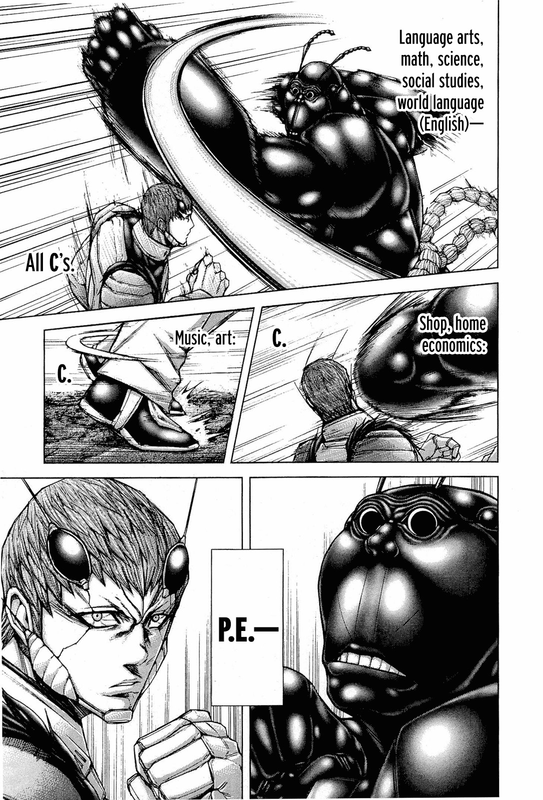 Terra Formars Chapter 43 page 12 - Chapter 43: BLUE EYES Burning Eyes