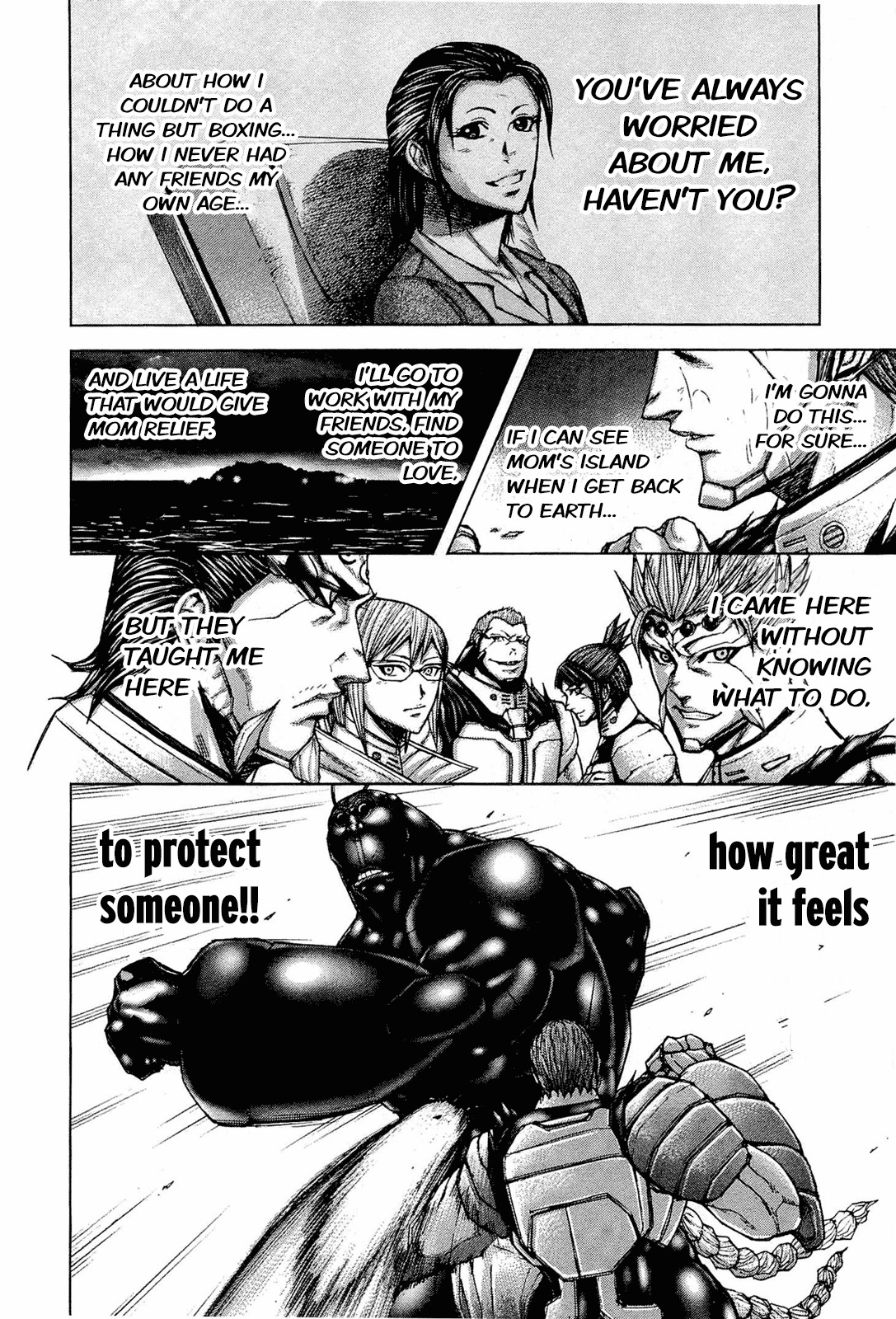 Terra Formars Chapter 43 page 17 - Chapter 43: BLUE EYES Burning Eyes