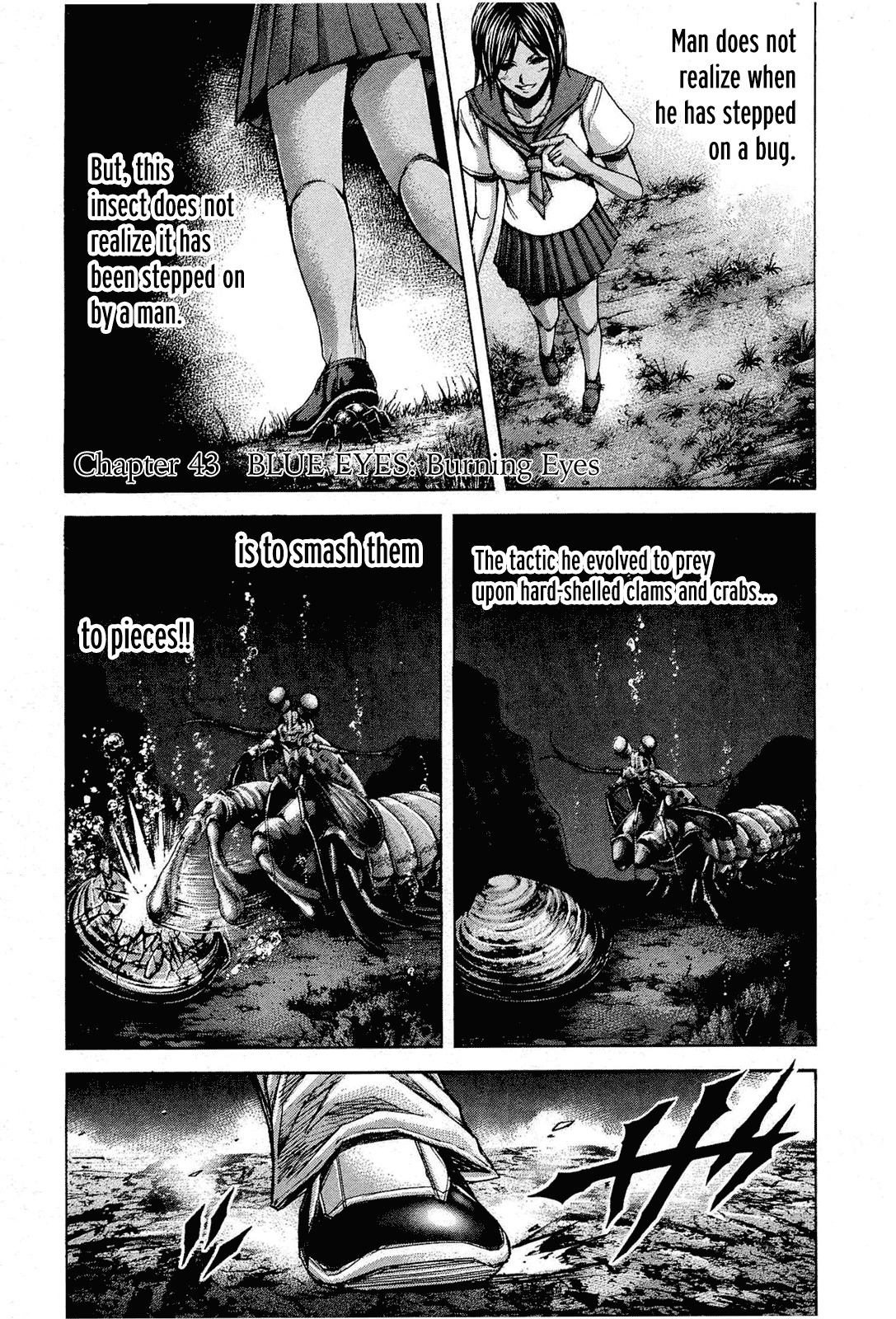 Terra Formars Chapter 43 page 7 - Chapter 43: BLUE EYES Burning Eyes