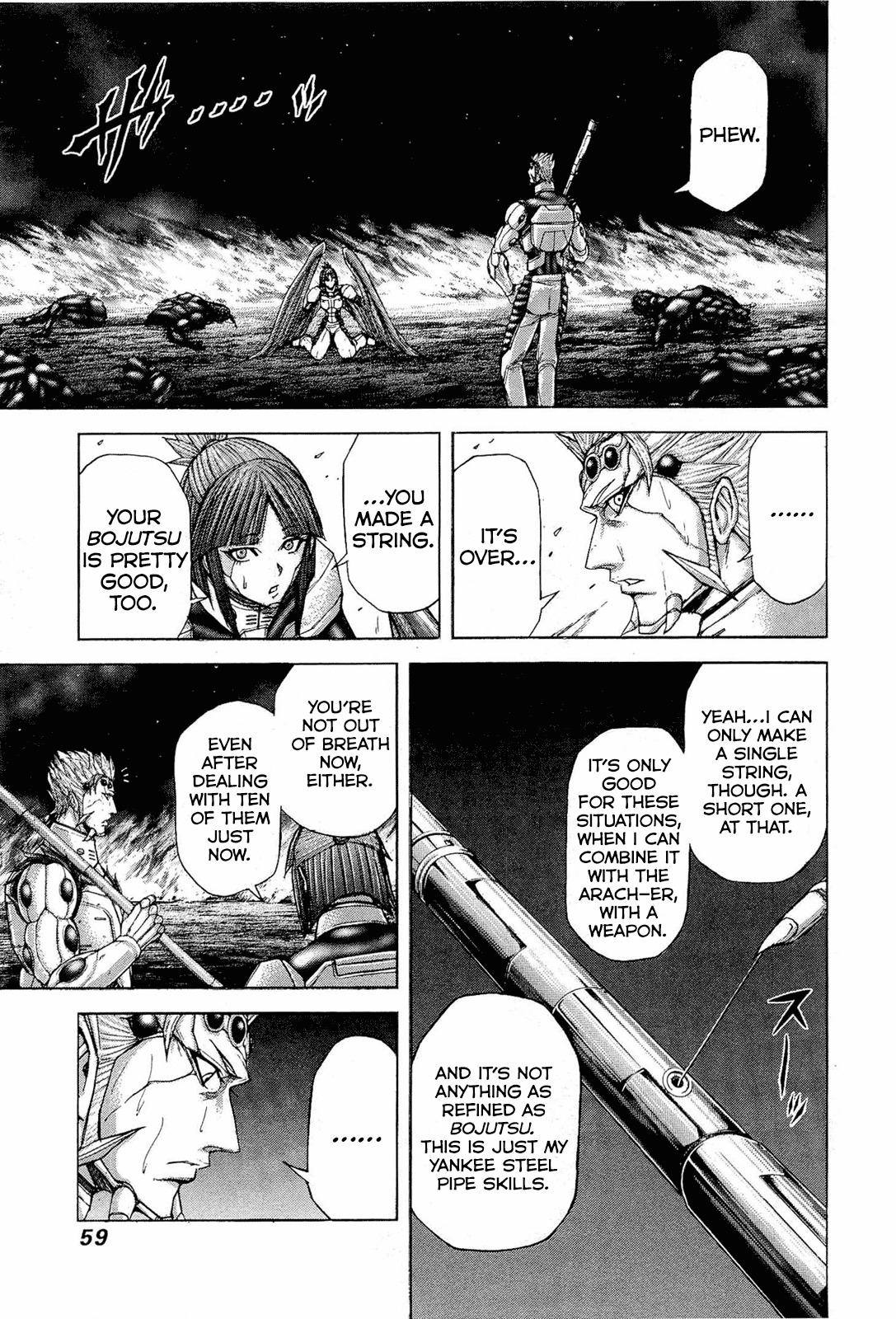 Terra Formars Chapter 45 page 3 - Chapter 45: YELLOW JACKET ARMS BUG Japanese-Born GIant Hornet