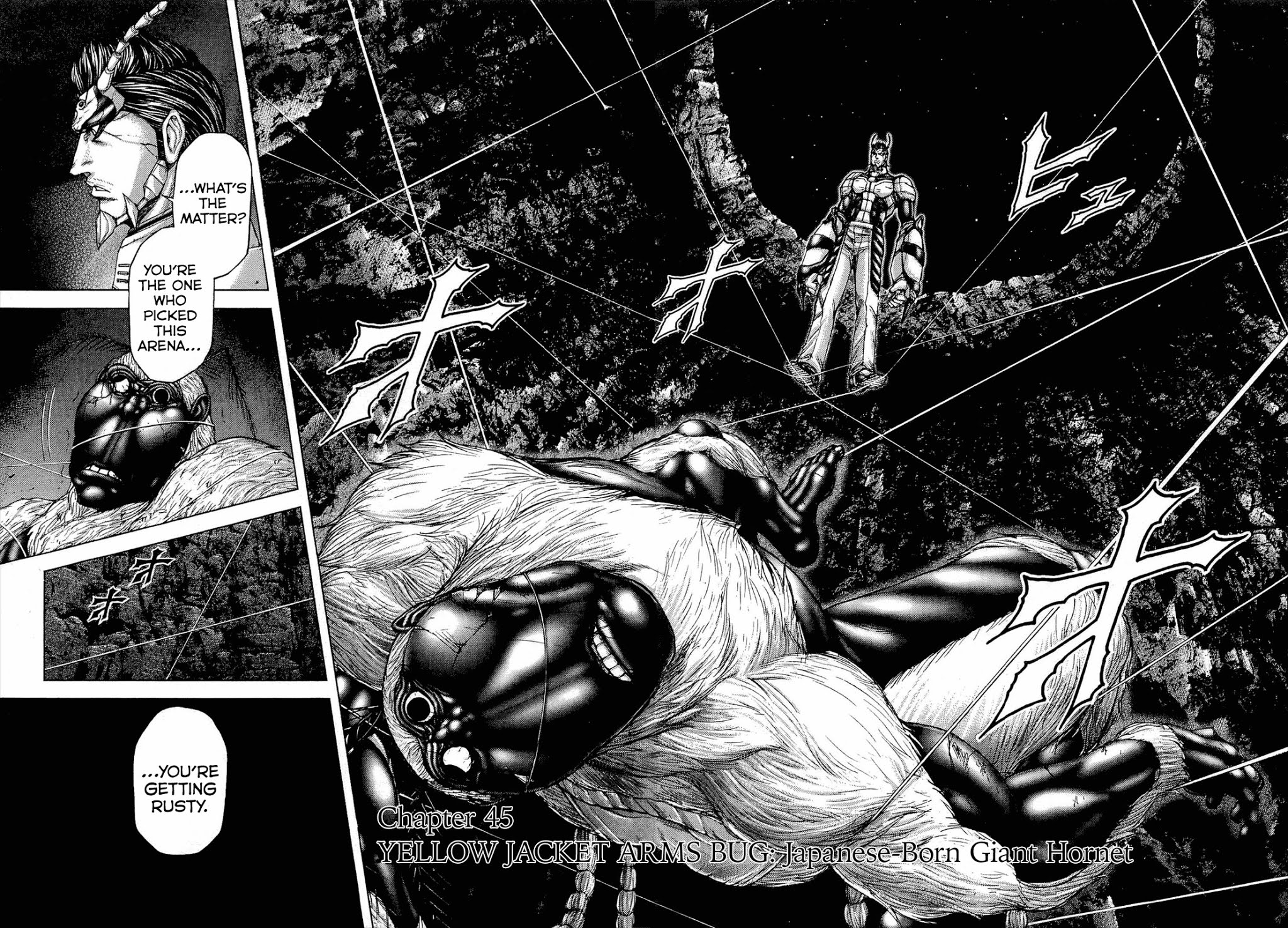 Terra Formars Chapter 45 page 6 - Chapter 45: YELLOW JACKET ARMS BUG Japanese-Born GIant Hornet