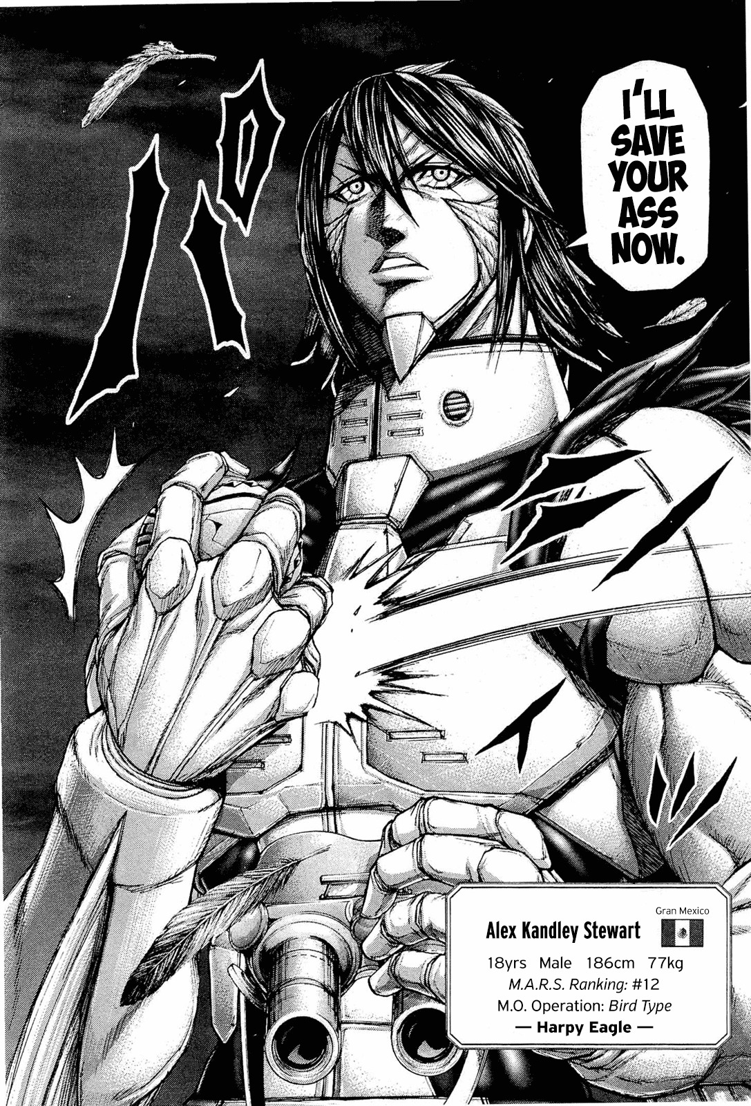 Terra Formars Chapter 47 page 17 - Chapter 47: SHOOTING STAR Trajectory and Recklessness