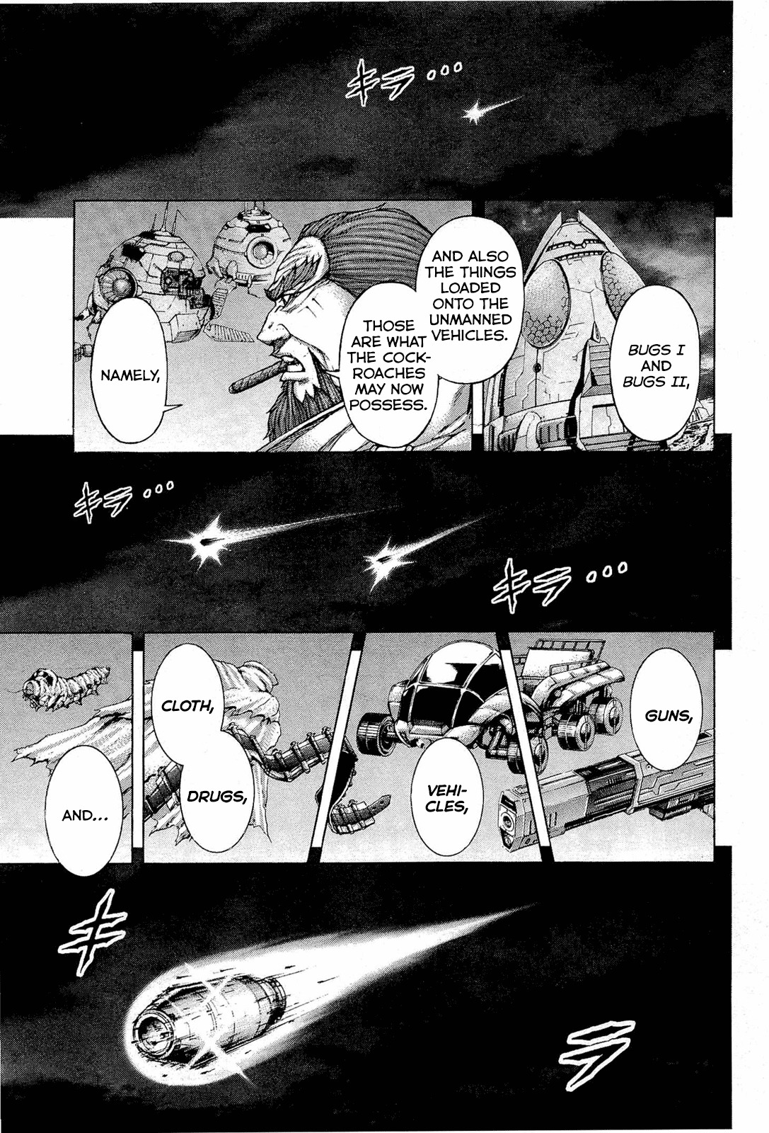 Terra Formars Chapter 47 page 2 - Chapter 47: SHOOTING STAR Trajectory and Recklessness