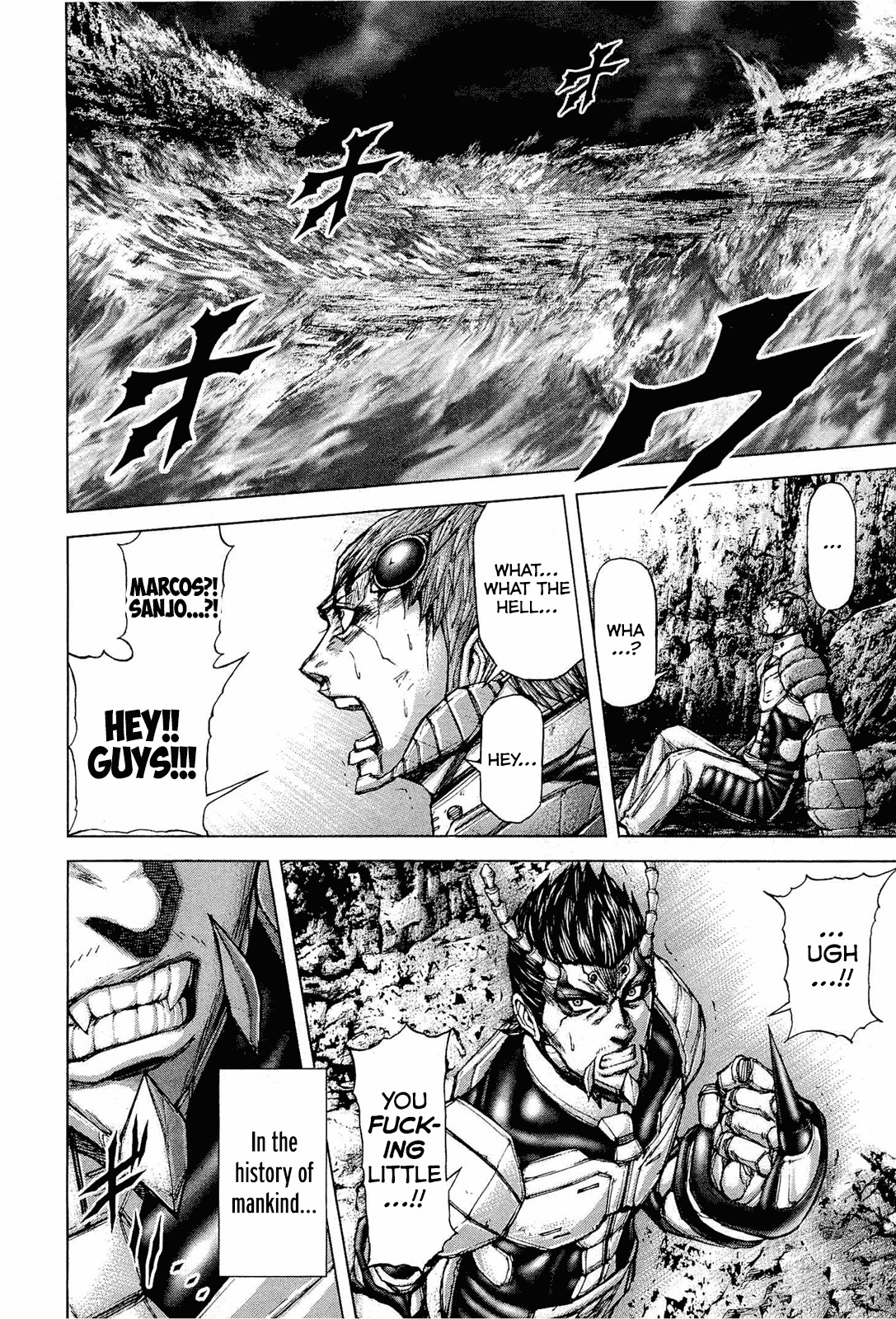 Terra Formars Chapter 47 page 4 - Chapter 47: SHOOTING STAR Trajectory and Recklessness
