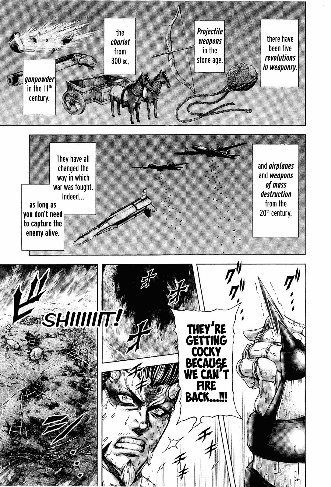 Terra Formars Chapter 47 page 5 - Chapter 47: SHOOTING STAR Trajectory and Recklessness