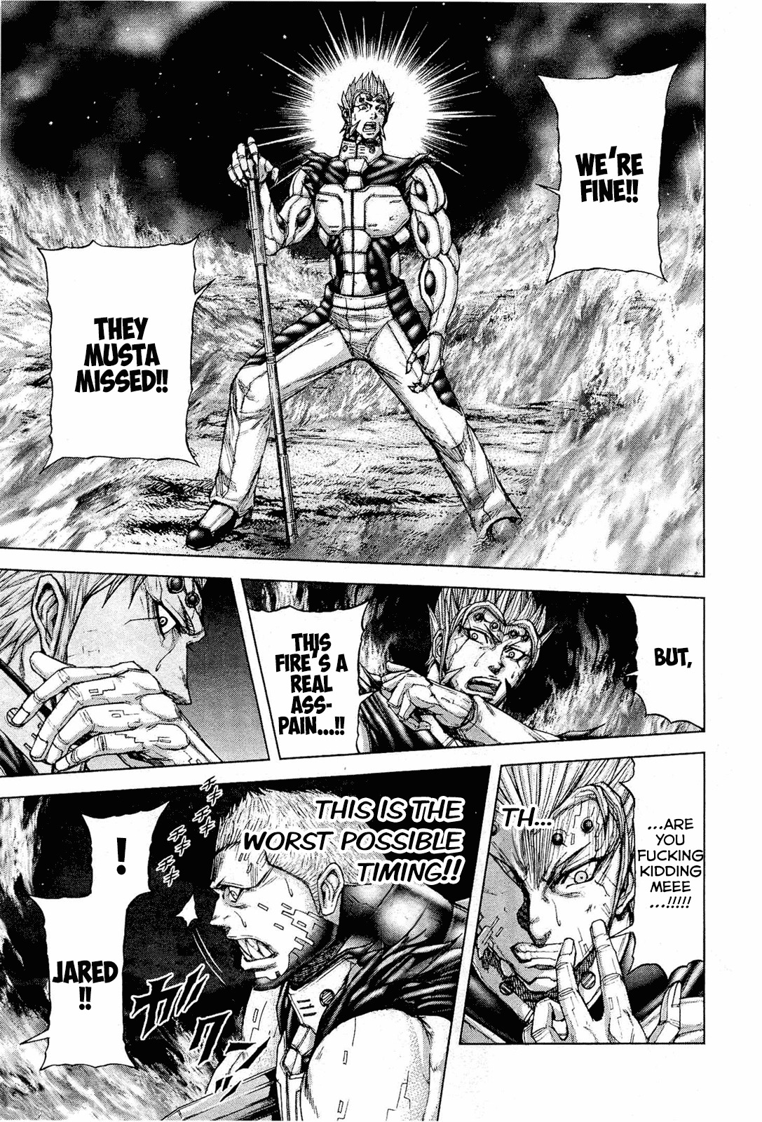Terra Formars Chapter 47 page 7 - Chapter 47: SHOOTING STAR Trajectory and Recklessness