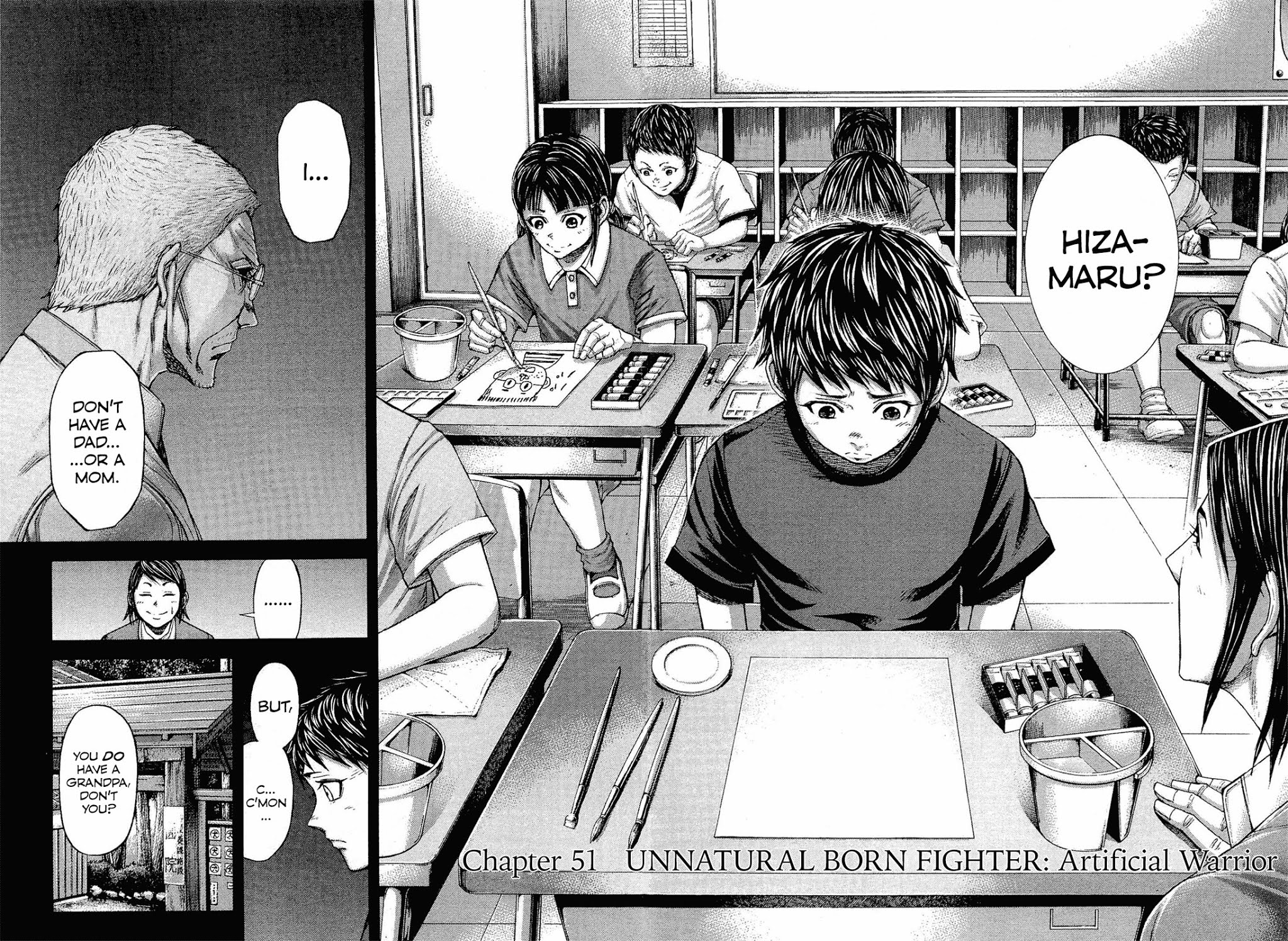 Terra Formars Chapter 51 page 1 - Chapter 51: UNNATURAL BORN FIGHTER Artificial Warrior