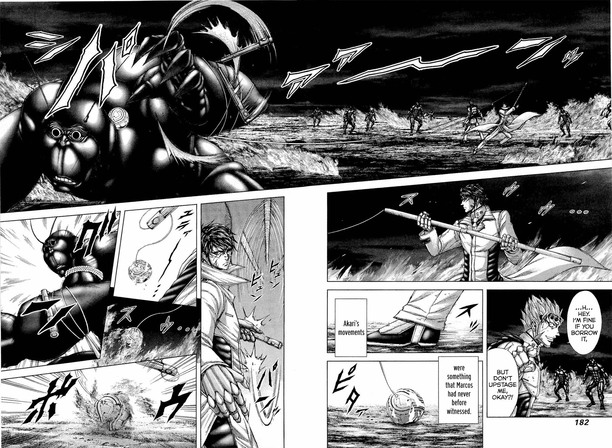 Terra Formars Chapter 51 page 10 - Chapter 51: UNNATURAL BORN FIGHTER Artificial Warrior