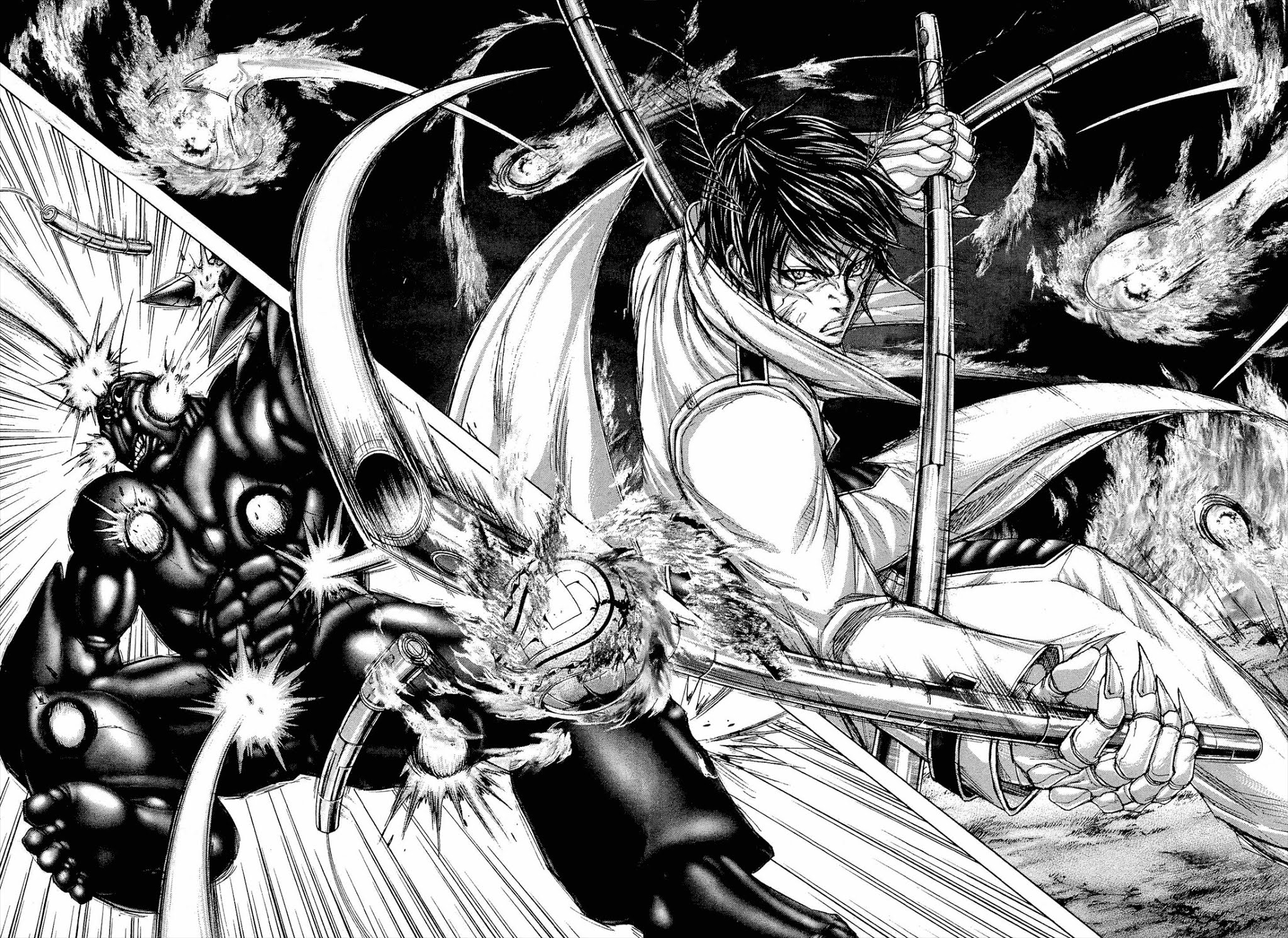 Terra Formars Chapter 51 page 11 - Chapter 51: UNNATURAL BORN FIGHTER Artificial Warrior