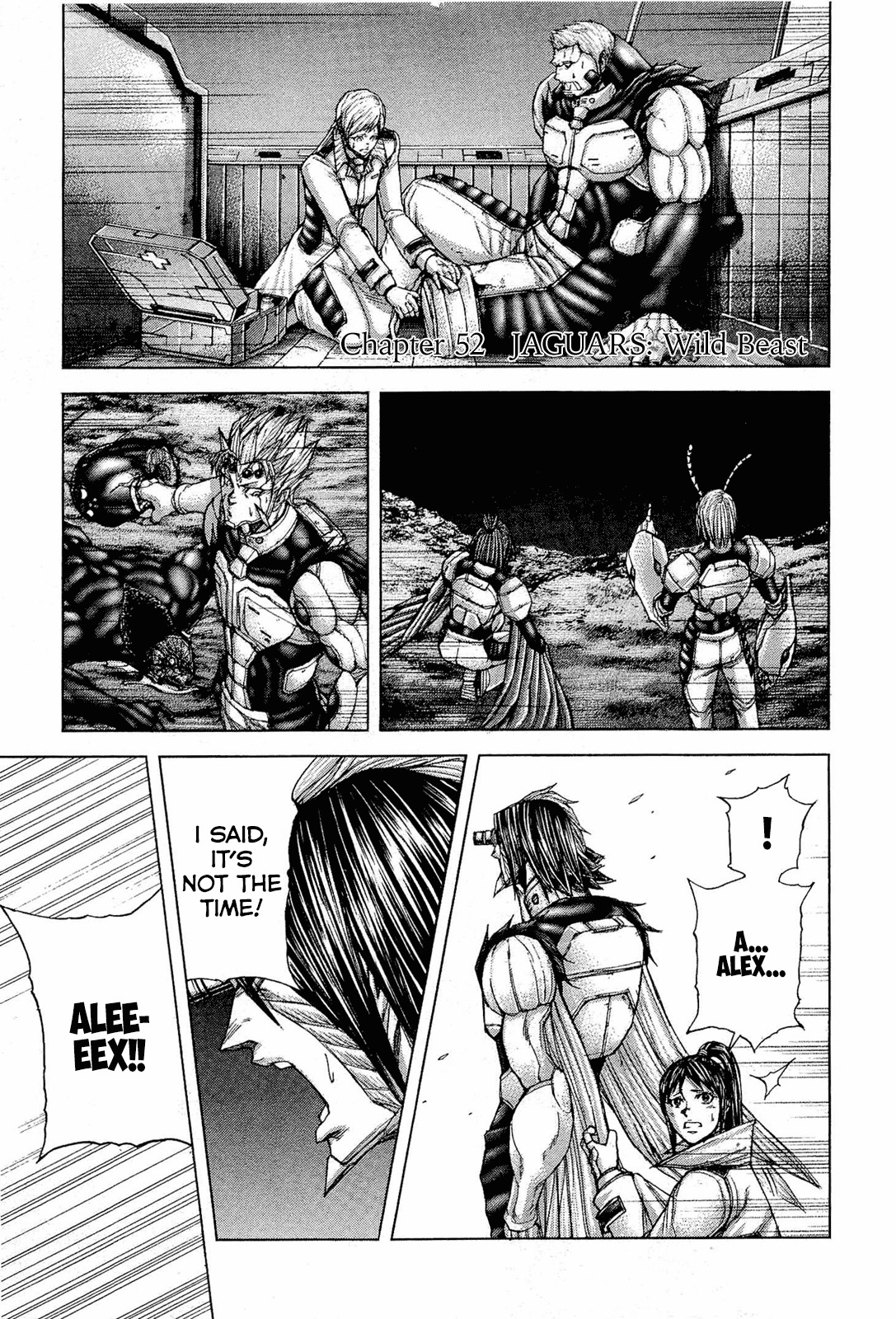 Terra Formars Chapter 52 page 1 - Chapter 52: JAGUARS Wild Beast