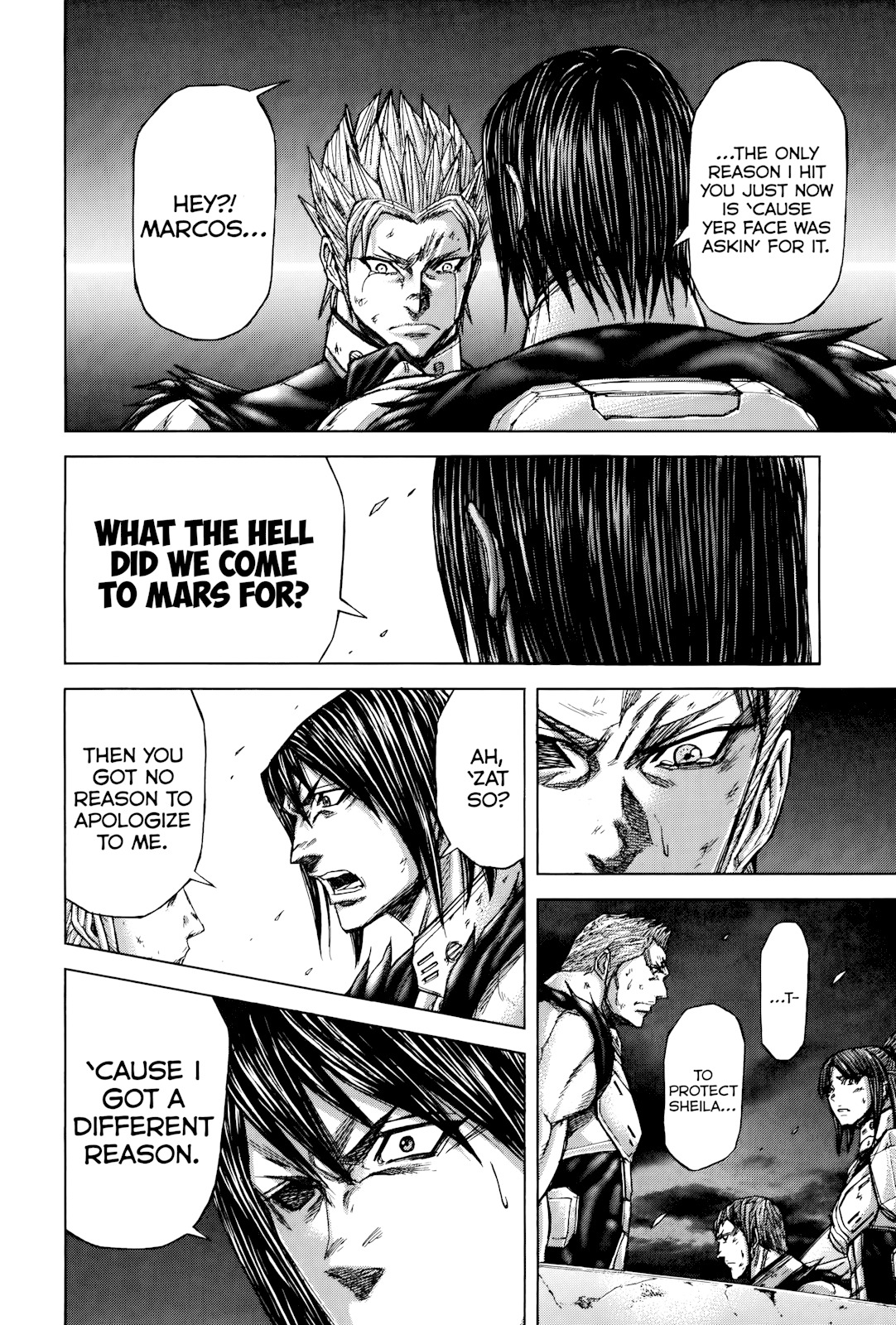 Terra Formars Chapter 53 page 12 - Chapter 53: MASTER Men
