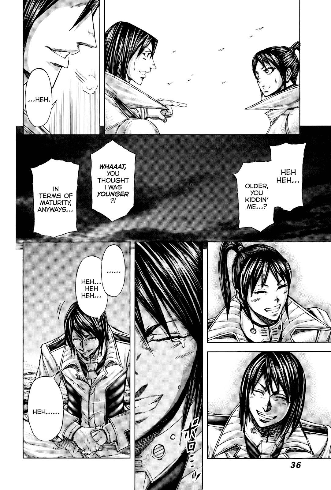 Terra Formars Chapter 54 page 14 - Chapter 54: BEAR Scars and Savages