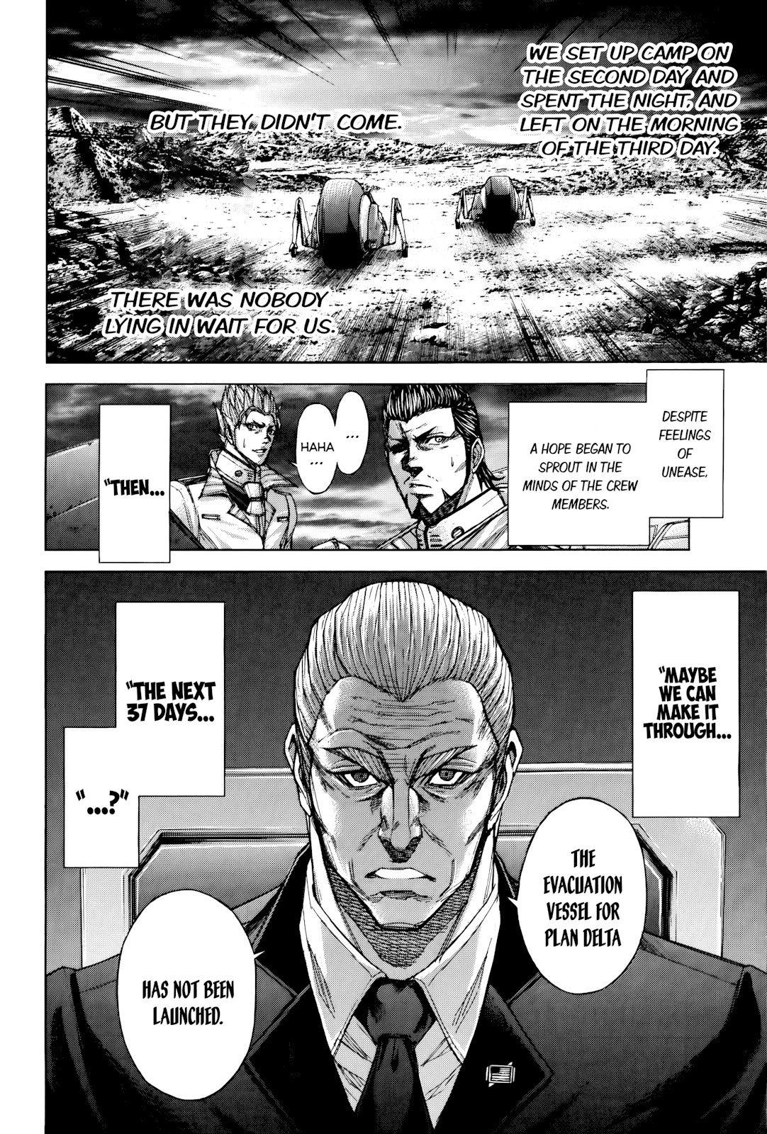 Terra Formars Chapter 54 page 16 - Chapter 54: BEAR Scars and Savages