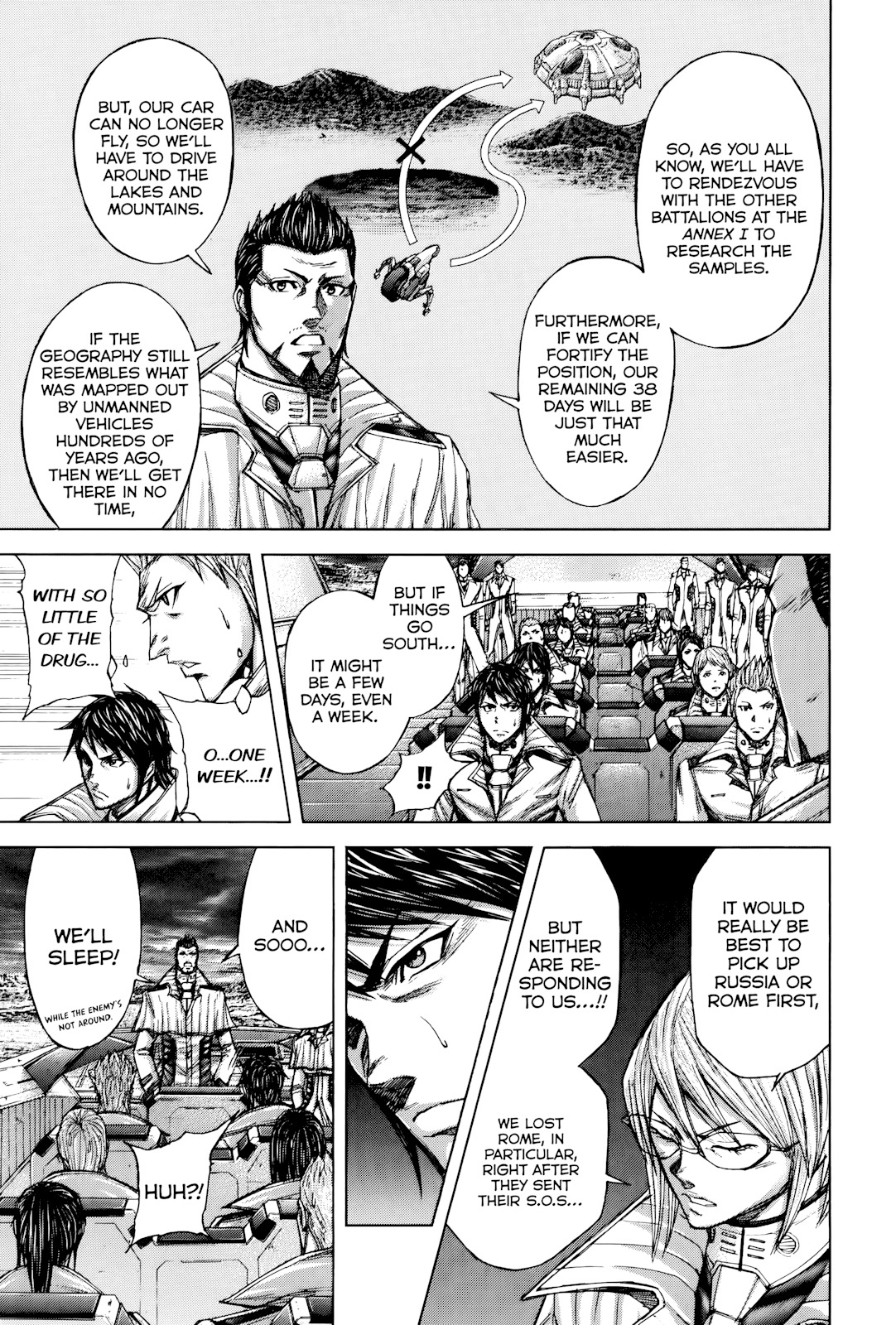 Terra Formars Chapter 54 page 5 - Chapter 54: BEAR Scars and Savages