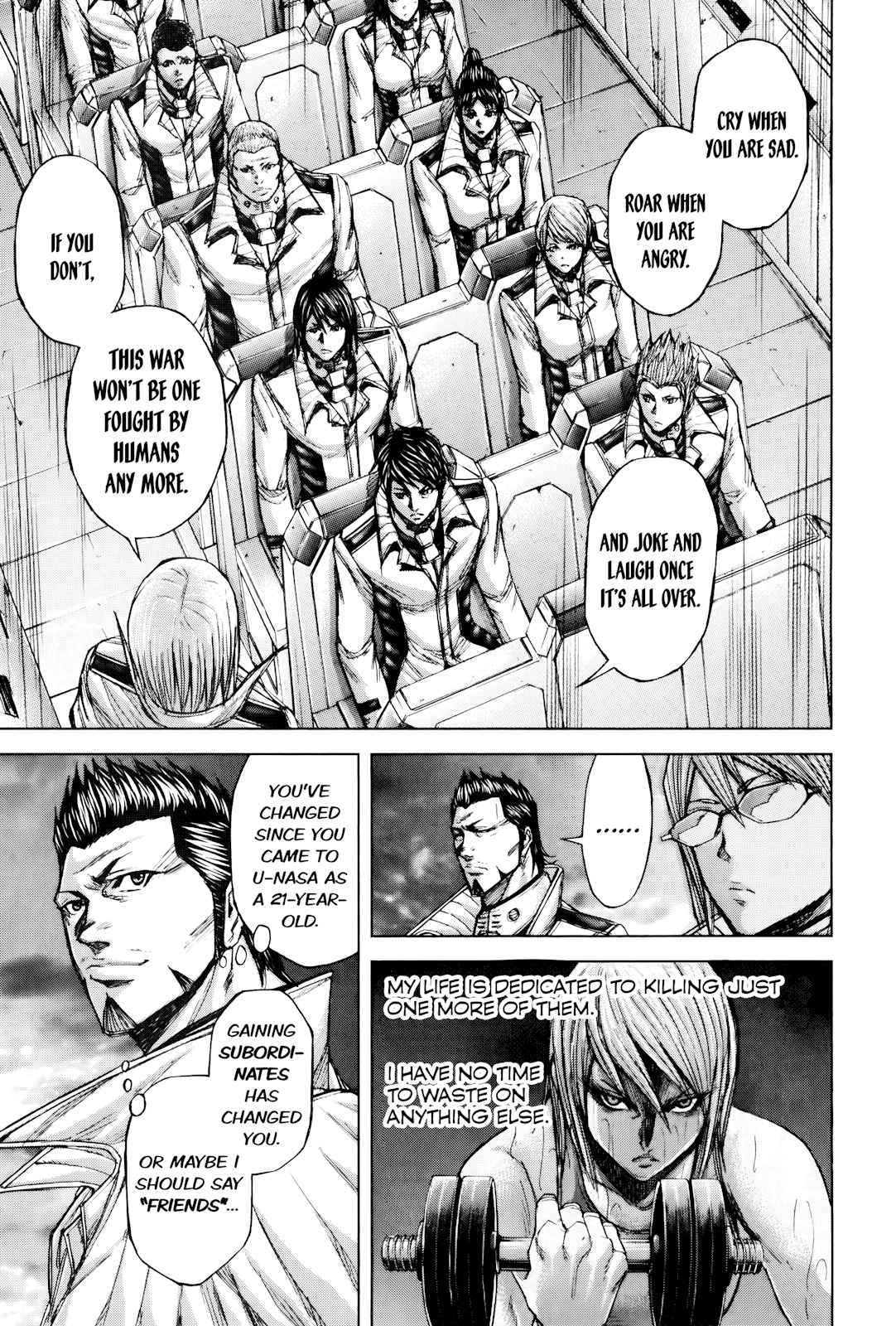 Terra Formars Chapter 54 page 7 - Chapter 54: BEAR Scars and Savages