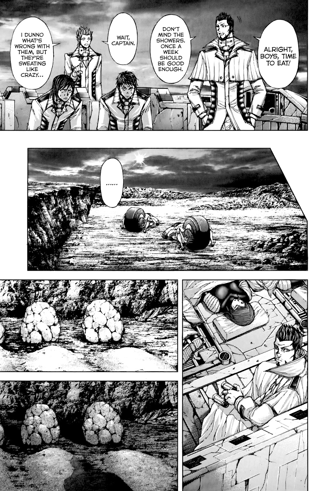Terra Formars Chapter 54 page 9 - Chapter 54: BEAR Scars and Savages