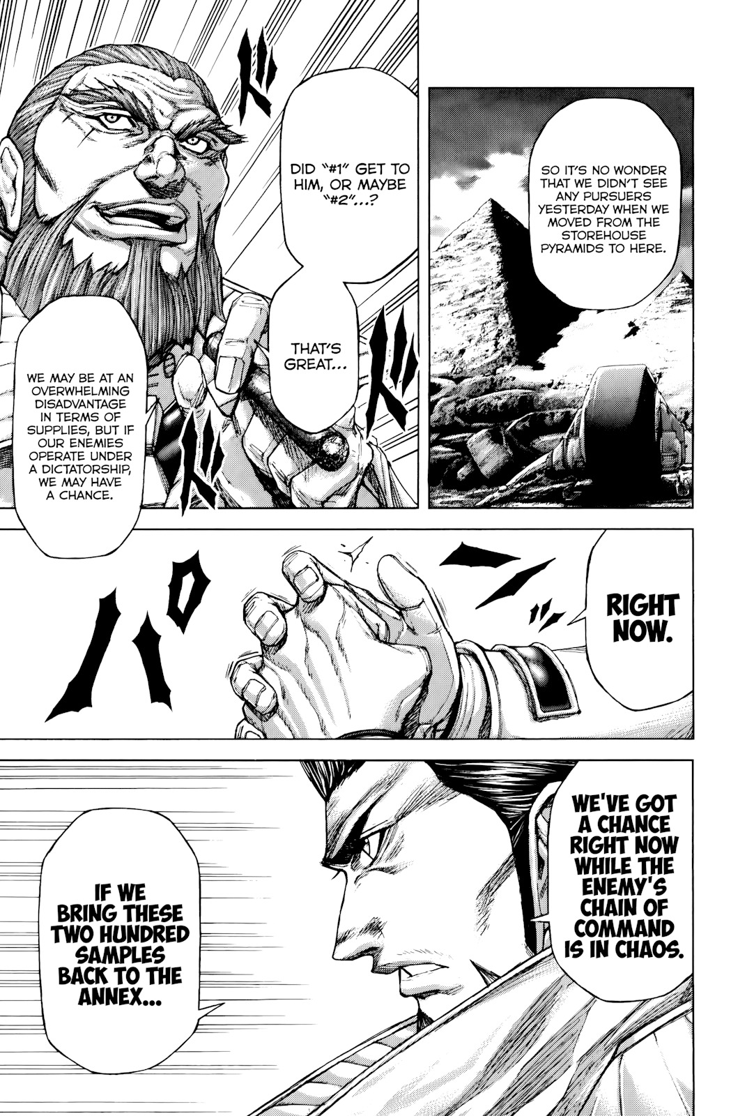 Terra Formars Chapter 55 page 13 - Chapter 55: END OF THE BRAIN Empty Head