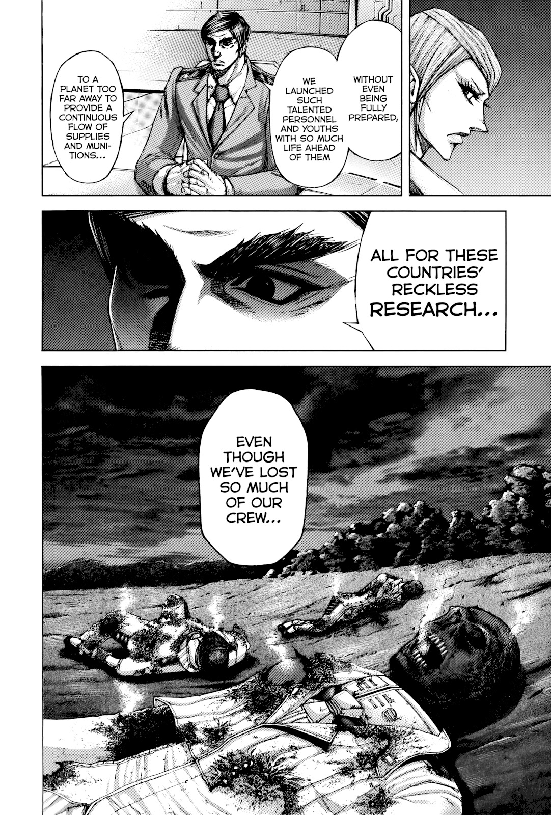 Terra Formars Chapter 55 page 16 - Chapter 55: END OF THE BRAIN Empty Head