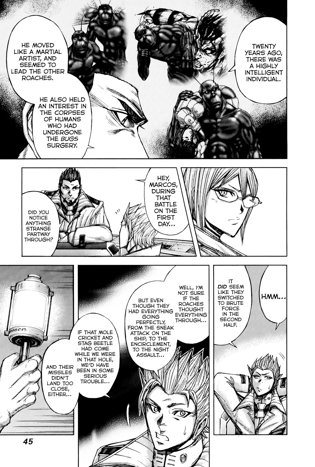 Terra Formars Chapter 55 page 7 - Chapter 55: END OF THE BRAIN Empty Head