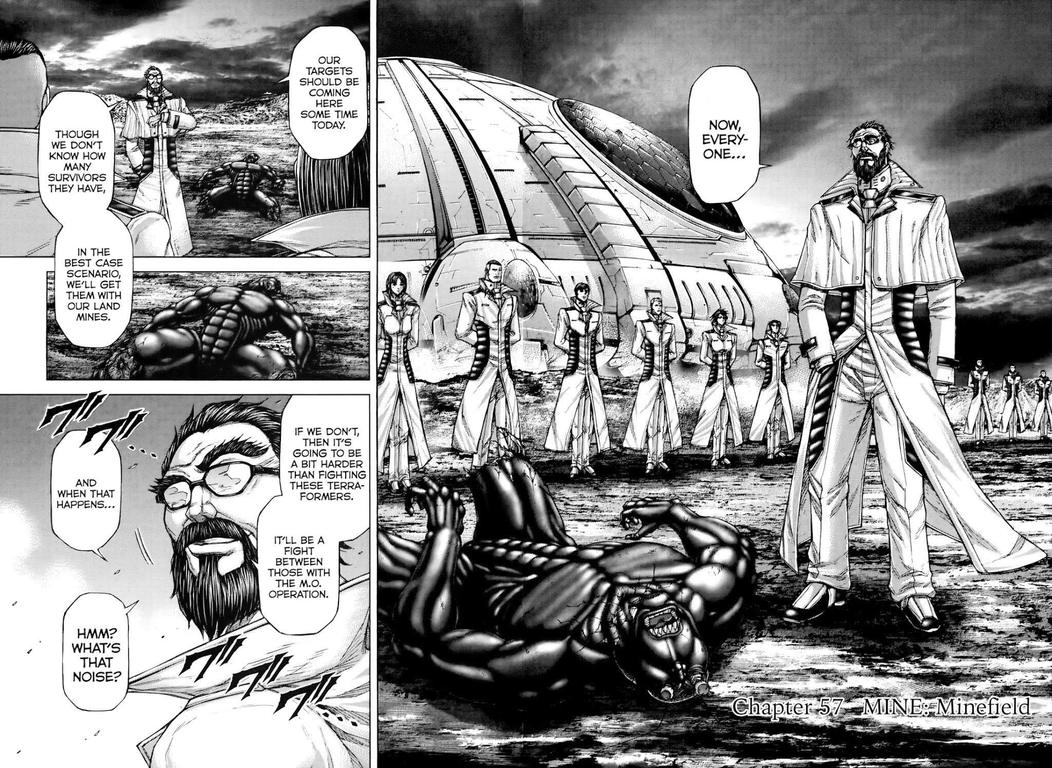 Terra Formars Chapter 57 page 1 - Chapter 57: MINE Minefield
