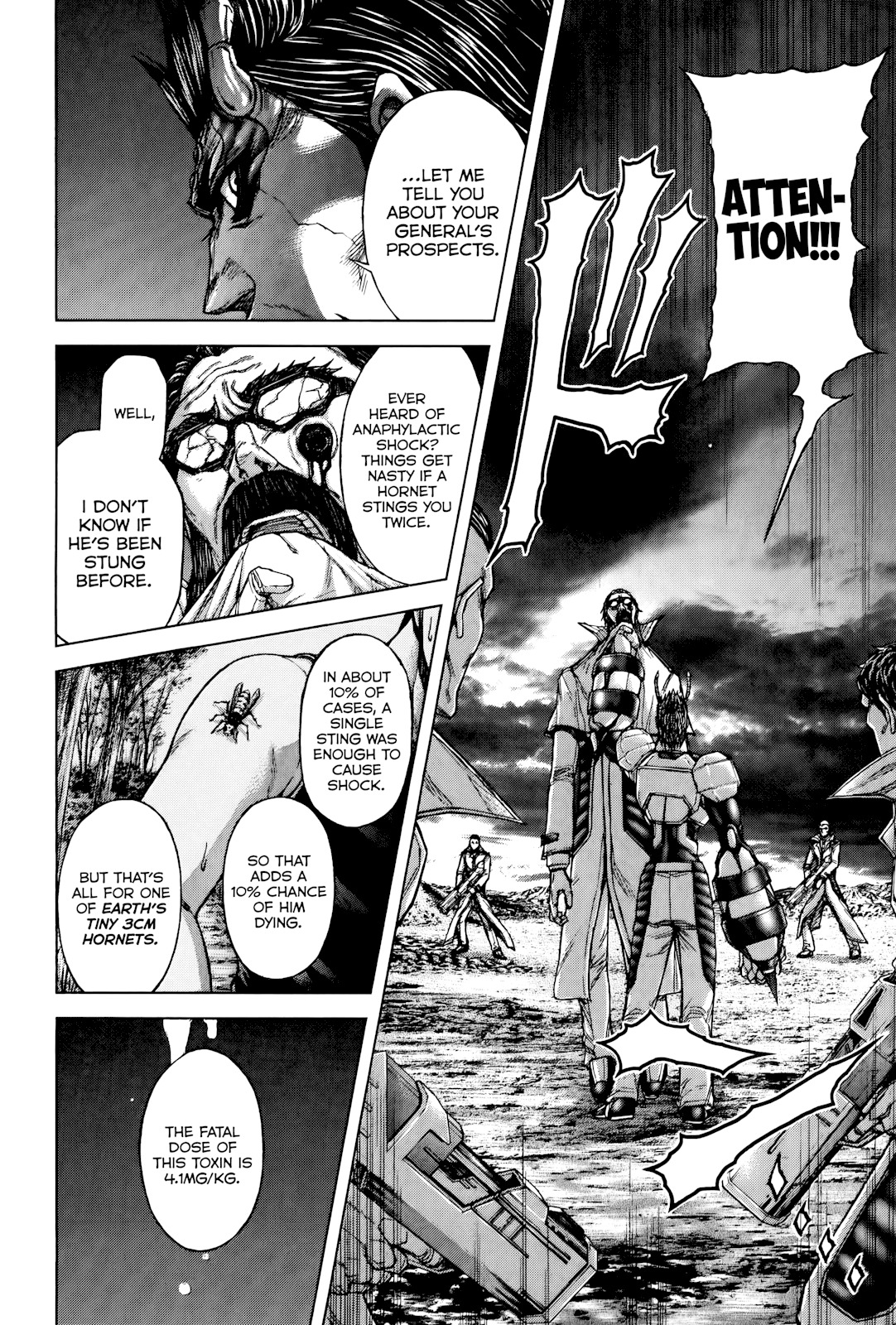 Terra Formars Chapter 59 page 13 - Chapter 59: VS. WEAPON Anti-Personnel Weapon