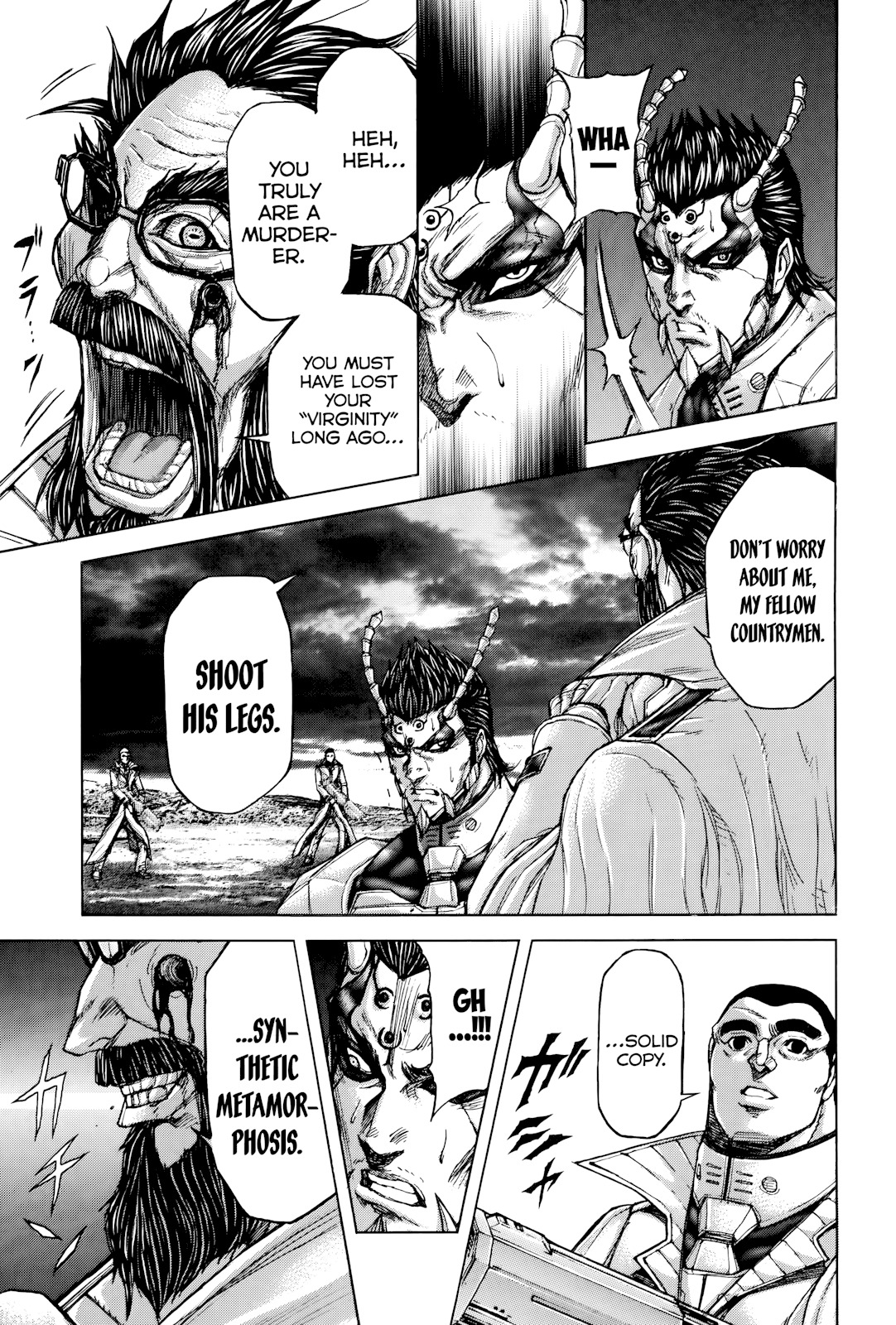 Terra Formars Chapter 59 page 16 - Chapter 59: VS. WEAPON Anti-Personnel Weapon