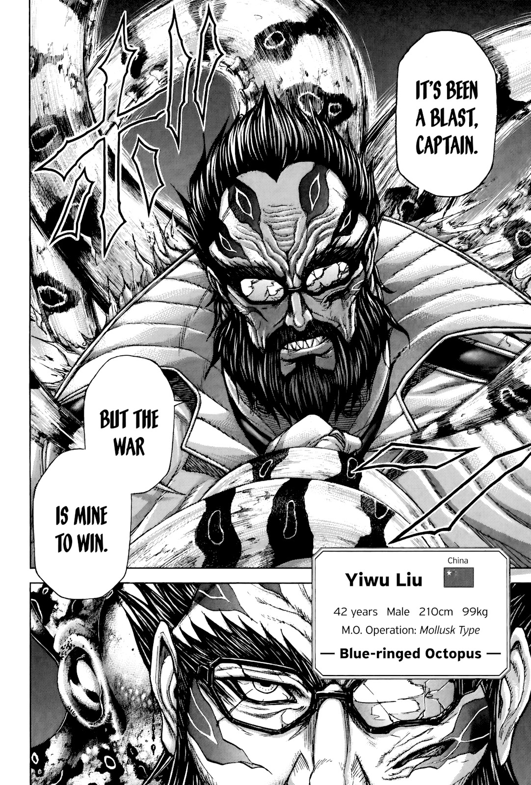 Terra Formars Chapter 59 page 17 - Chapter 59: VS. WEAPON Anti-Personnel Weapon