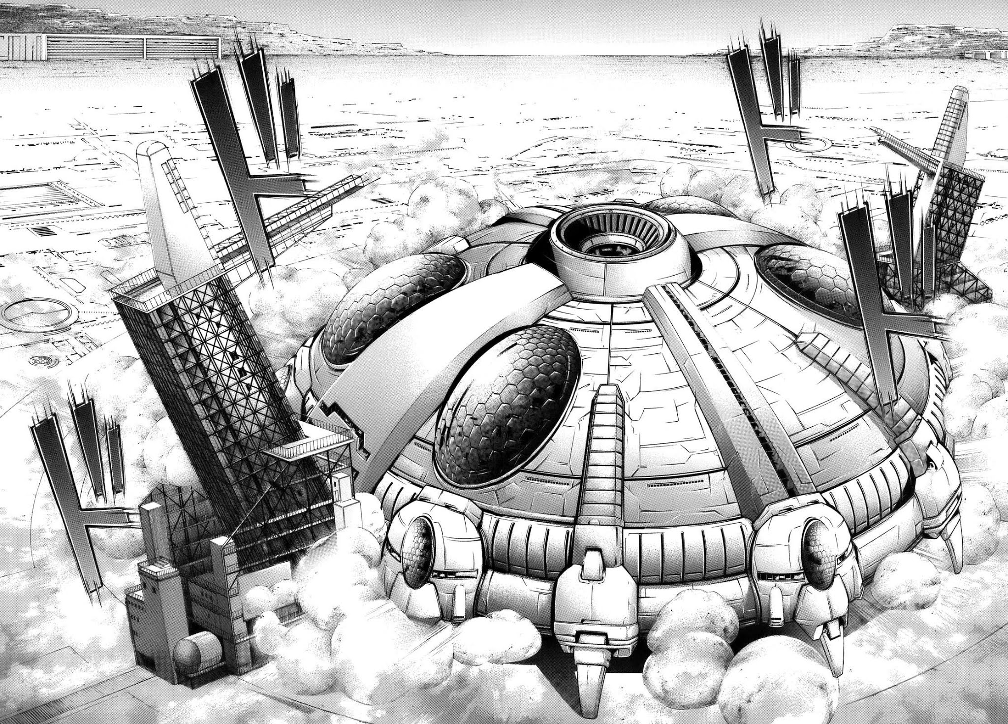 Terra Formars Chapter 6 page 2 - Chapter 6: DEPARTURE Kick-off