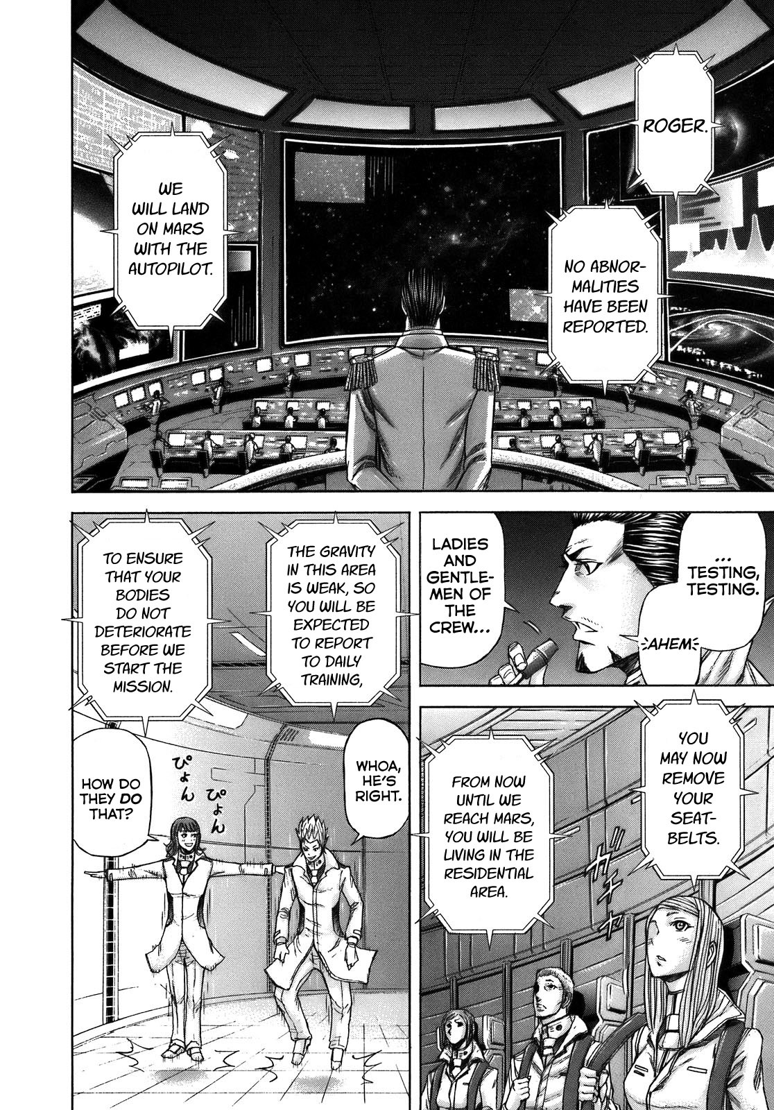 Terra Formars Chapter 6 page 6 - Chapter 6: DEPARTURE Kick-off
