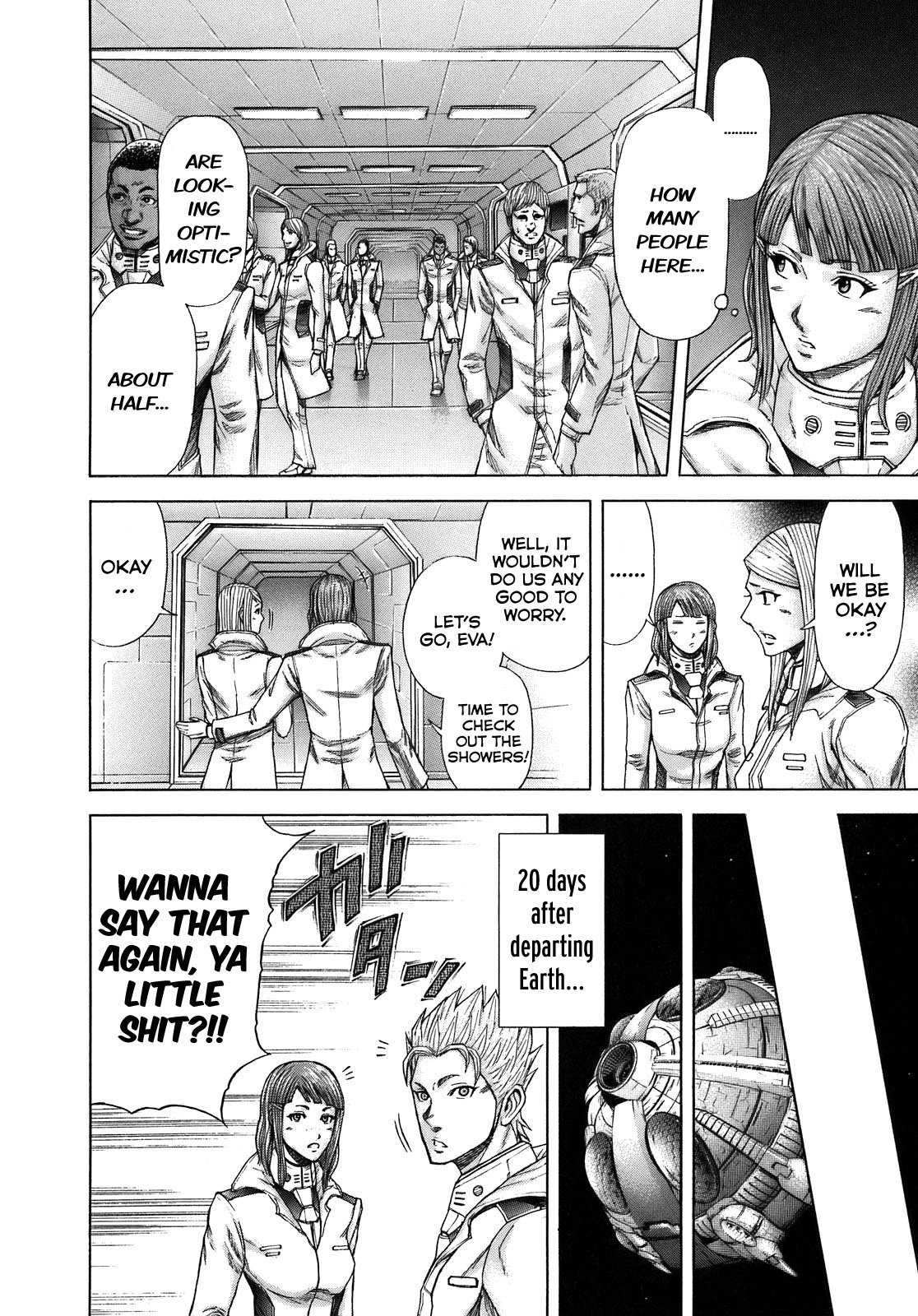 Terra Formars Chapter 6 page 8 - Chapter 6: DEPARTURE Kick-off