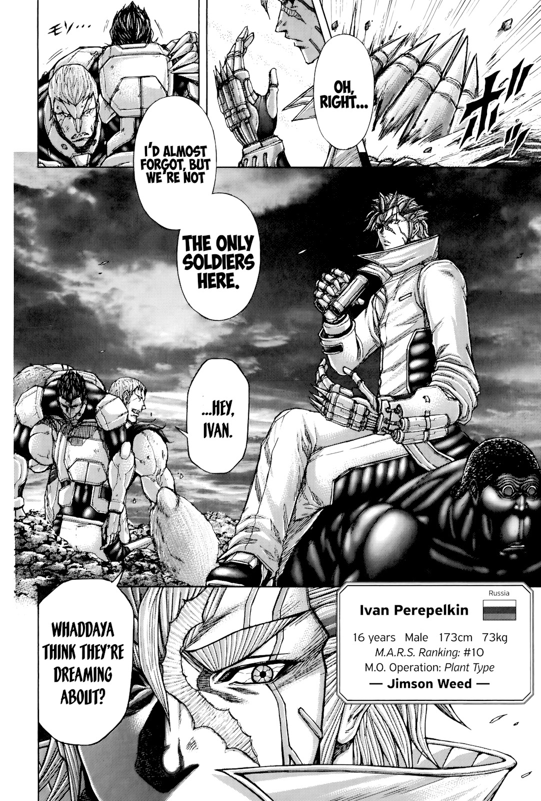 Terra Formars Chapter 60 page 17 - Chapter 60: THE LIFE FROM DEVILISH Demonic Lifeform