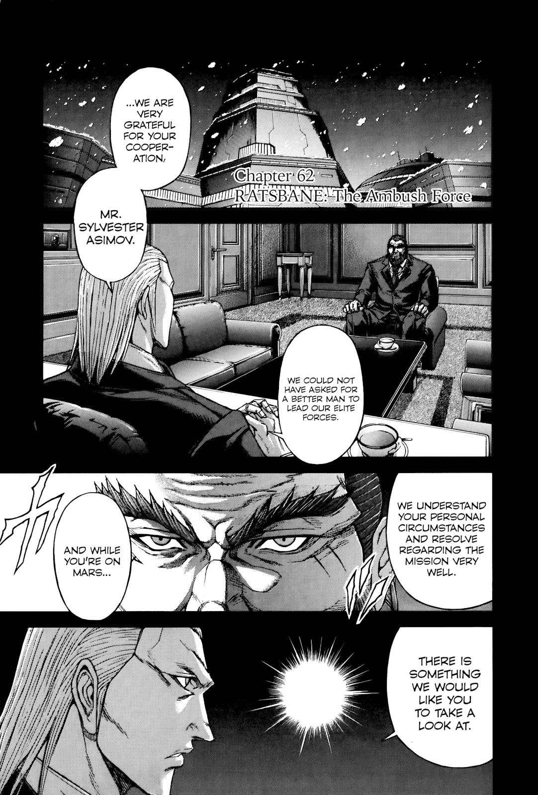 Terra Formars Chapter 62 page 1 - Chapter 62: RATSBANE The Ambush Force