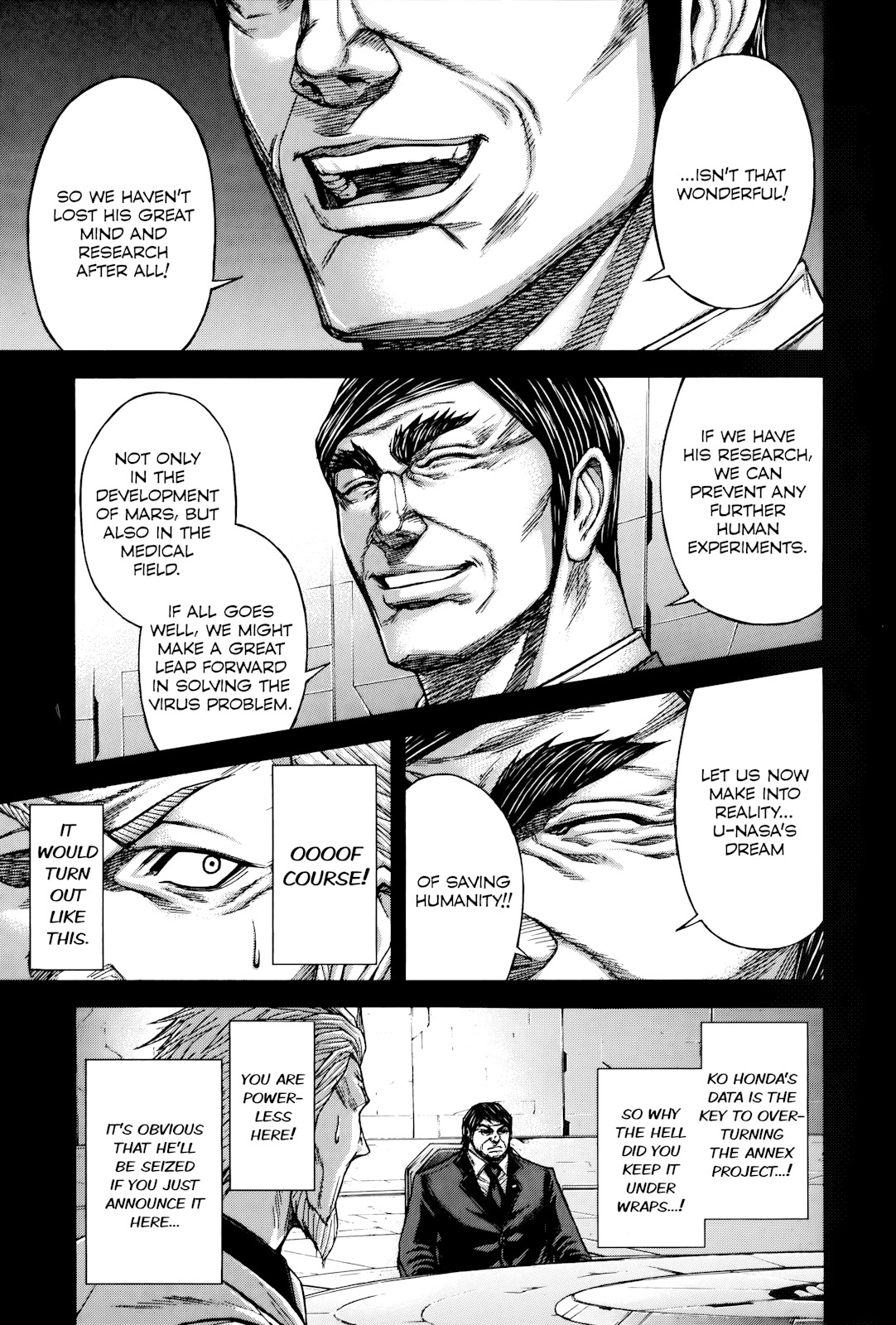 Terra Formars Chapter 63 page 12 - Chapter 63: OUT OF Outside the Situation