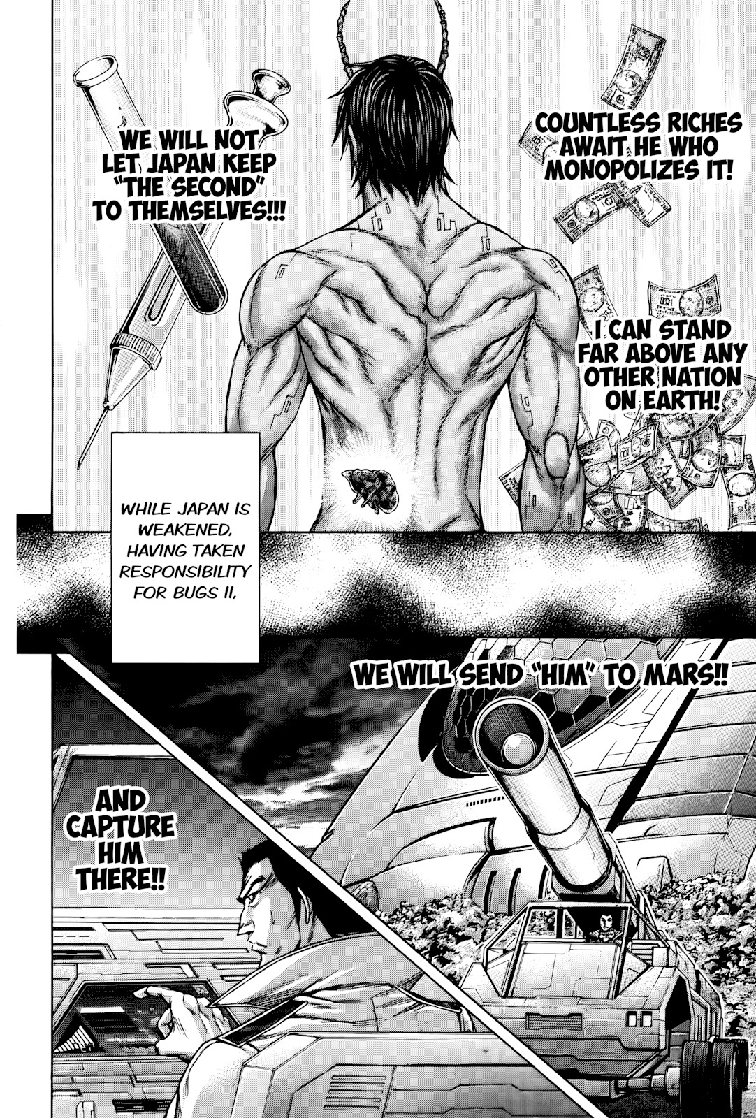 Terra Formars Chapter 63 page 9 - Chapter 63: OUT OF Outside the Situation