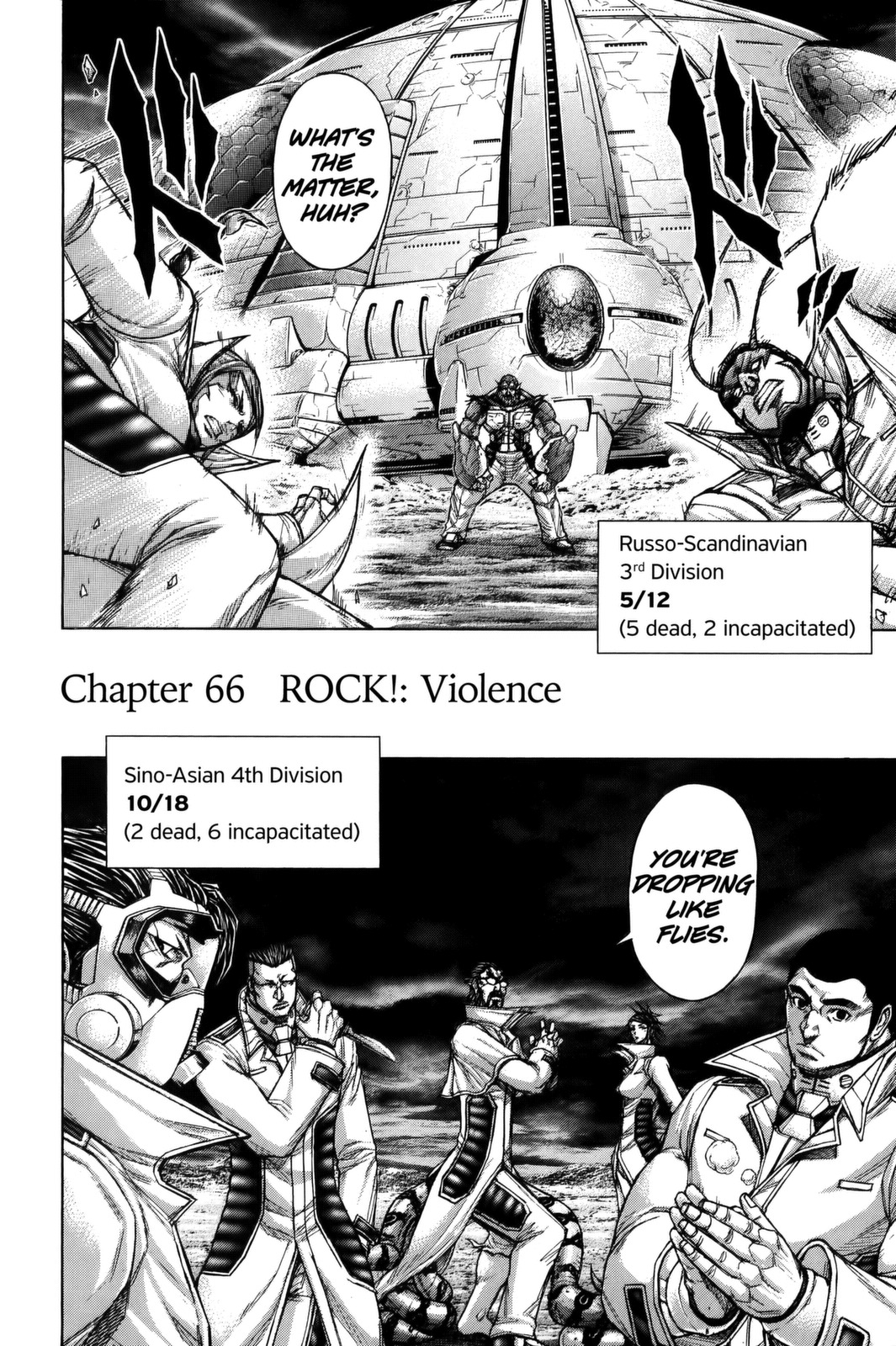 Terra Formars Chapter 66 page 8 - Chapter 66: ROCK! Violence