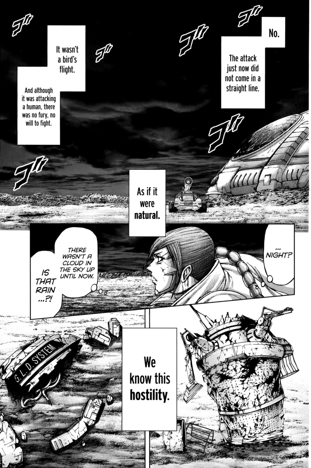 Terra Formars Chapter 67 page 14 - Chapter 67: DEATH LAND Dark Sky