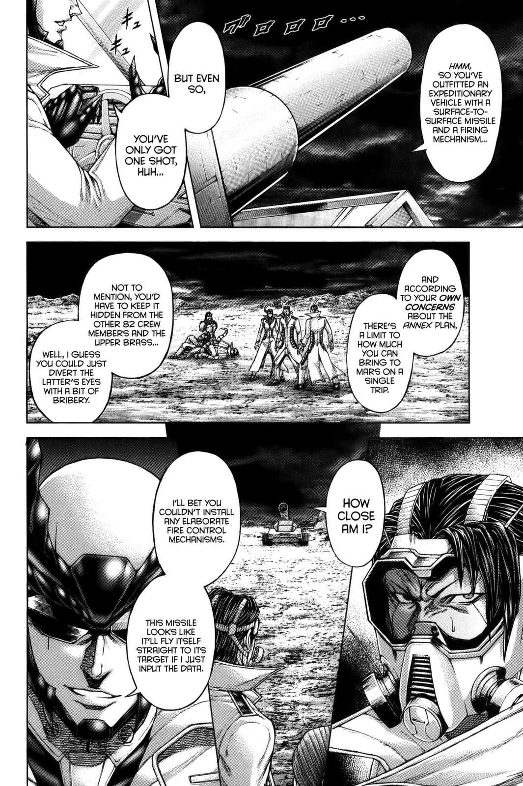 Terra Formars Chapter 67 page 2 - Chapter 67: DEATH LAND Dark Sky