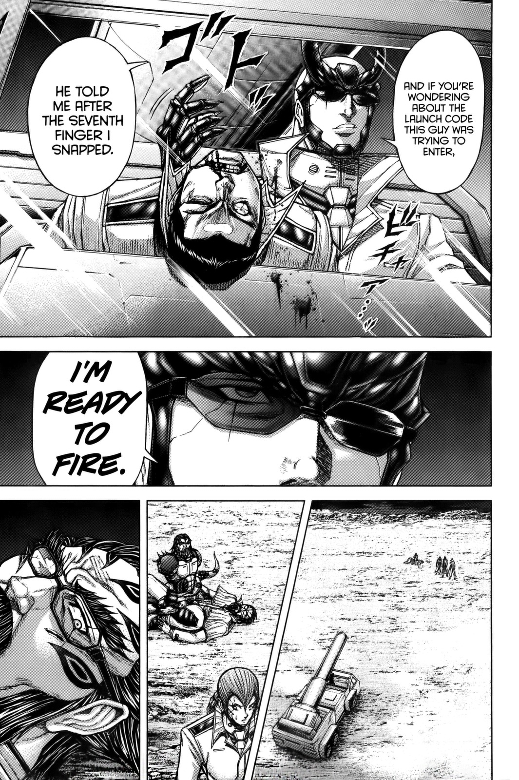 Terra Formars Chapter 67 page 3 - Chapter 67: DEATH LAND Dark Sky