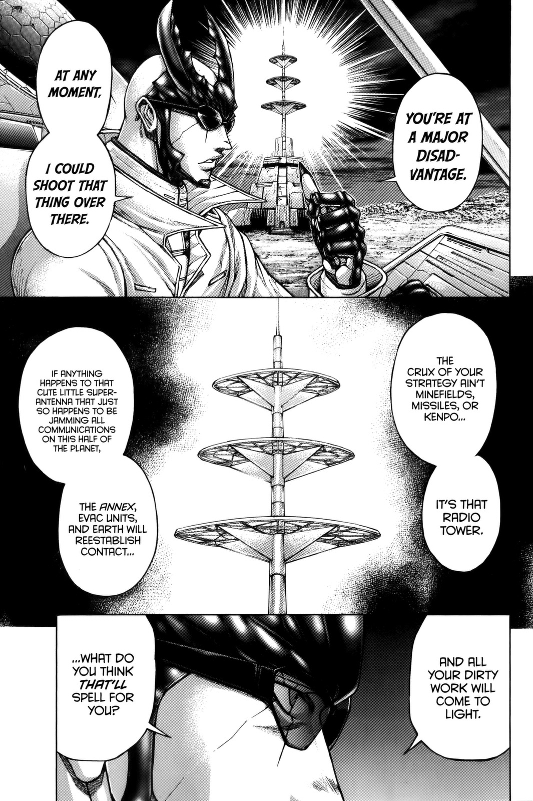 Terra Formars Chapter 67 page 5 - Chapter 67: DEATH LAND Dark Sky