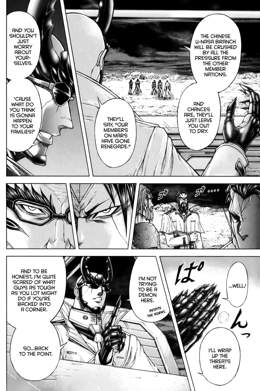 Terra Formars Chapter 67 page 6 - Chapter 67: DEATH LAND Dark Sky
