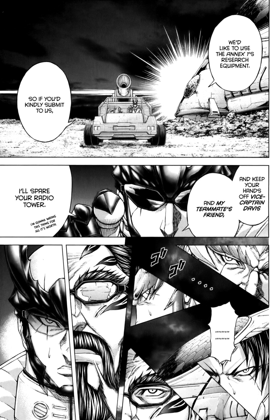 Terra Formars Chapter 67 page 7 - Chapter 67: DEATH LAND Dark Sky