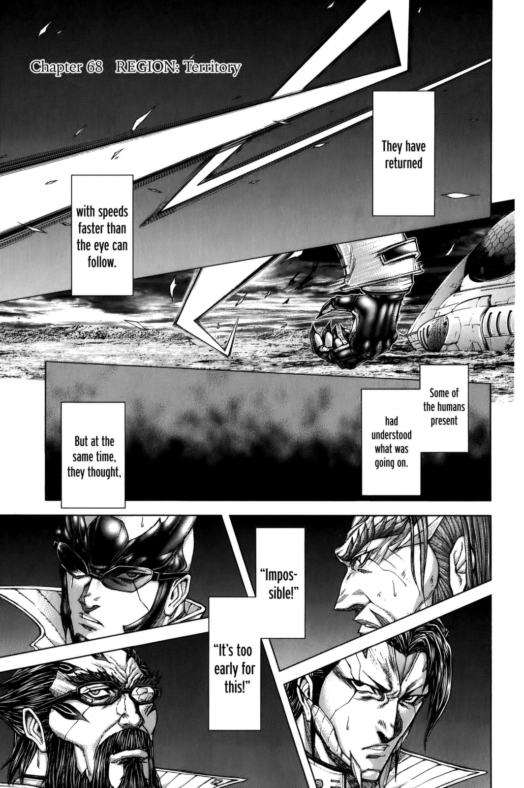 Terra Formars Chapter 68 page 1 - Chapter 68: REGION Territory