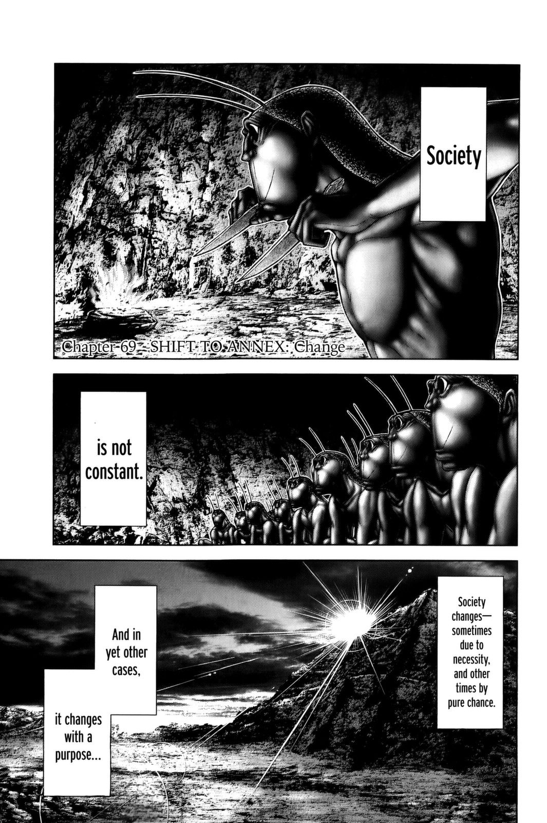 Terra Formars Chapter 69 page 1 - Chapter 69: SHIFT TO ANNEX Change