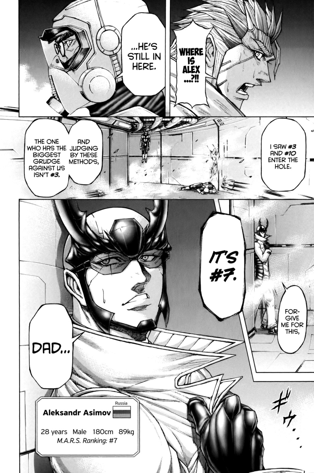 Terra Formars Chapter 71 page 17 - Chapter 71: BIO HAZARD Experimental Subject
