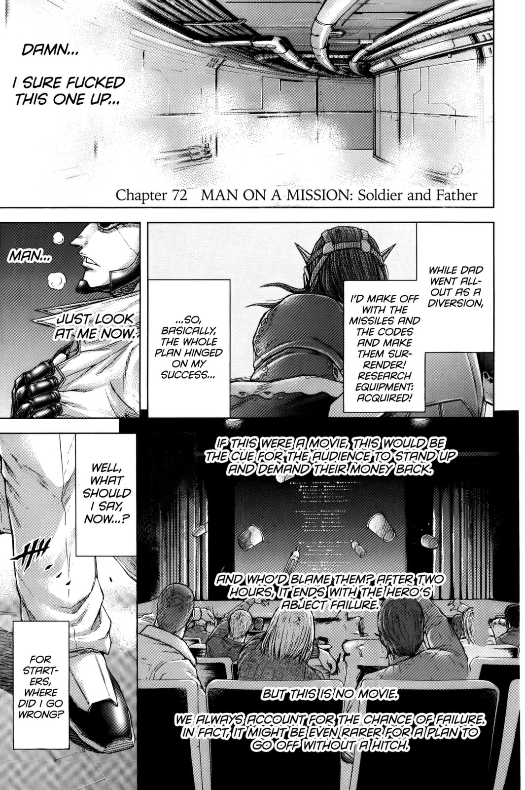 Terra Formars Chapter 72 page 1 - Chapter 72: MAN ON A MISSION Soldier and Father