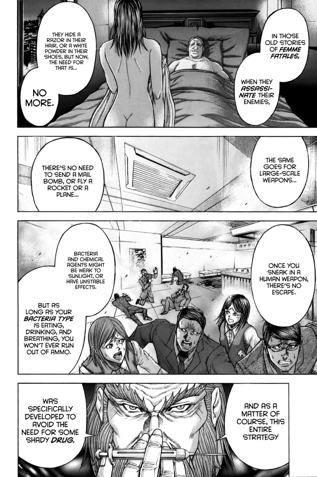 Terra Formars Chapter 74 page 11 - Chapter 74: WEARY WIDOW MARCHES Soldiers Spirit