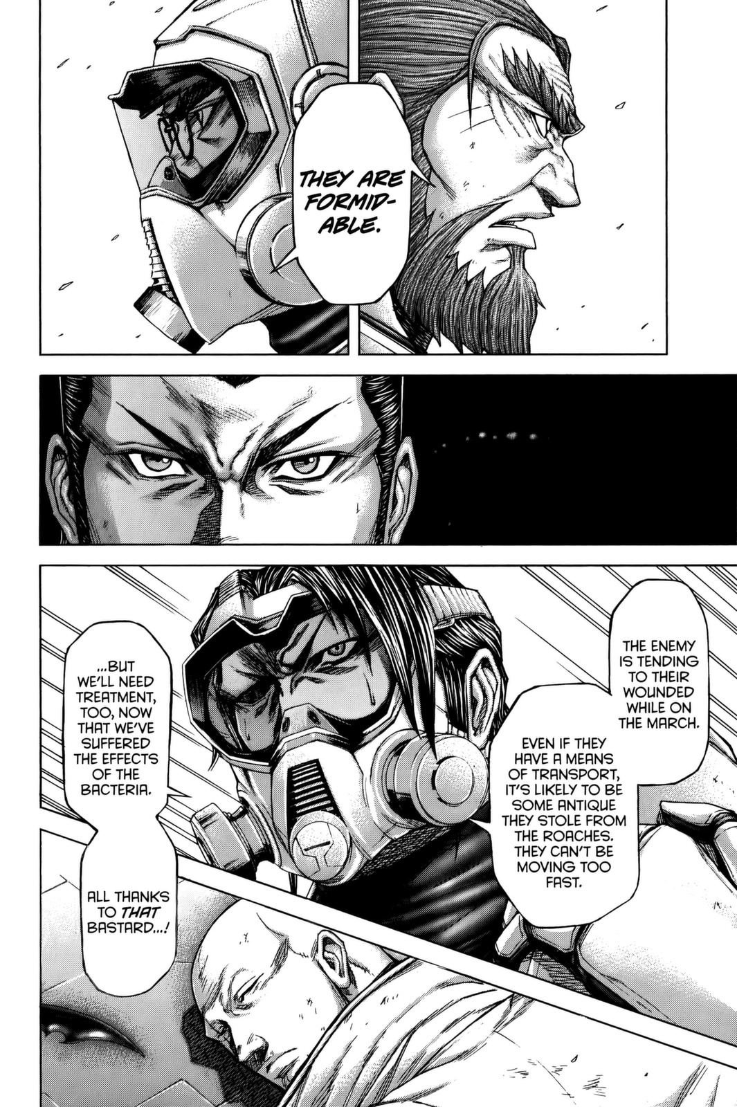 Terra Formars Chapter 74 page 13 - Chapter 74: WEARY WIDOW MARCHES Soldiers Spirit